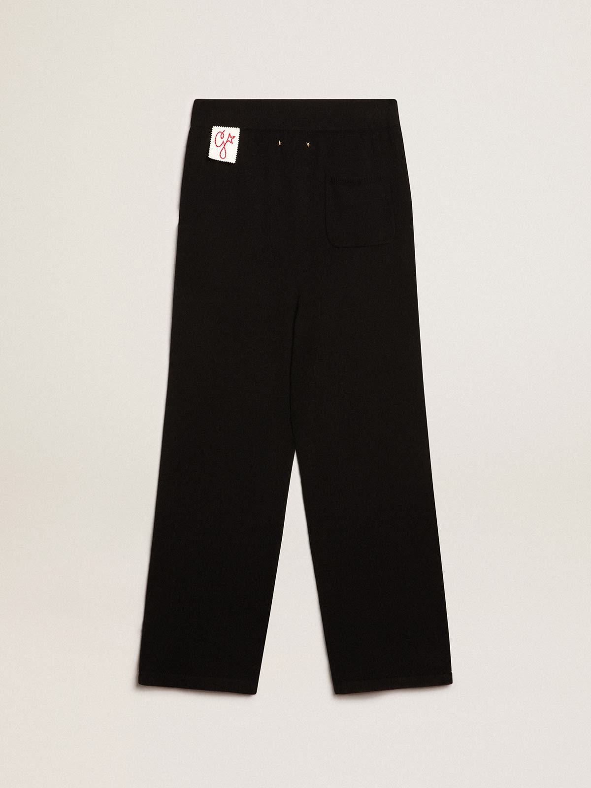 Black cashmere blend women’s joggers - 6