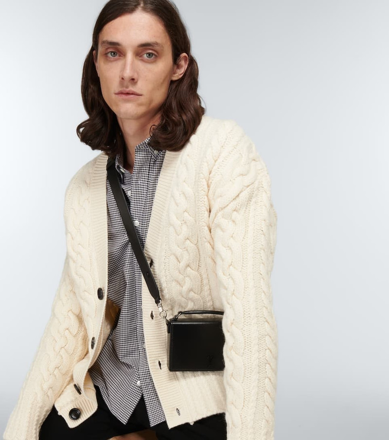 Cable-knit wool cardigan 5