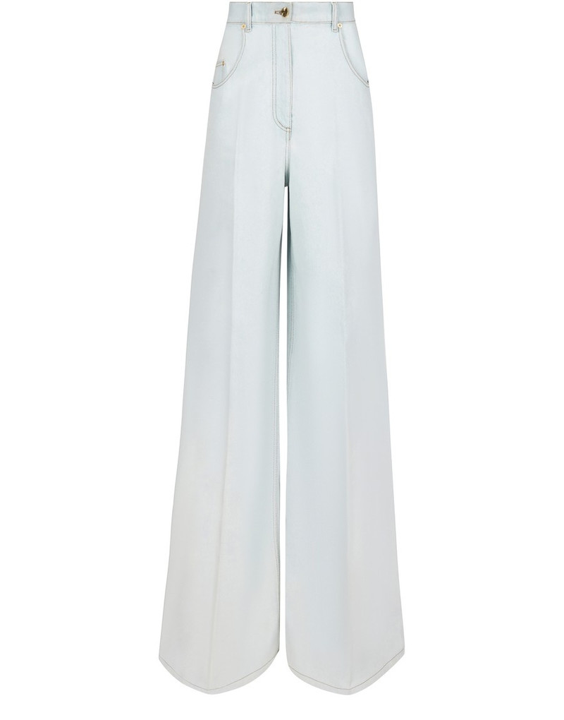 Denim flare jeans 1