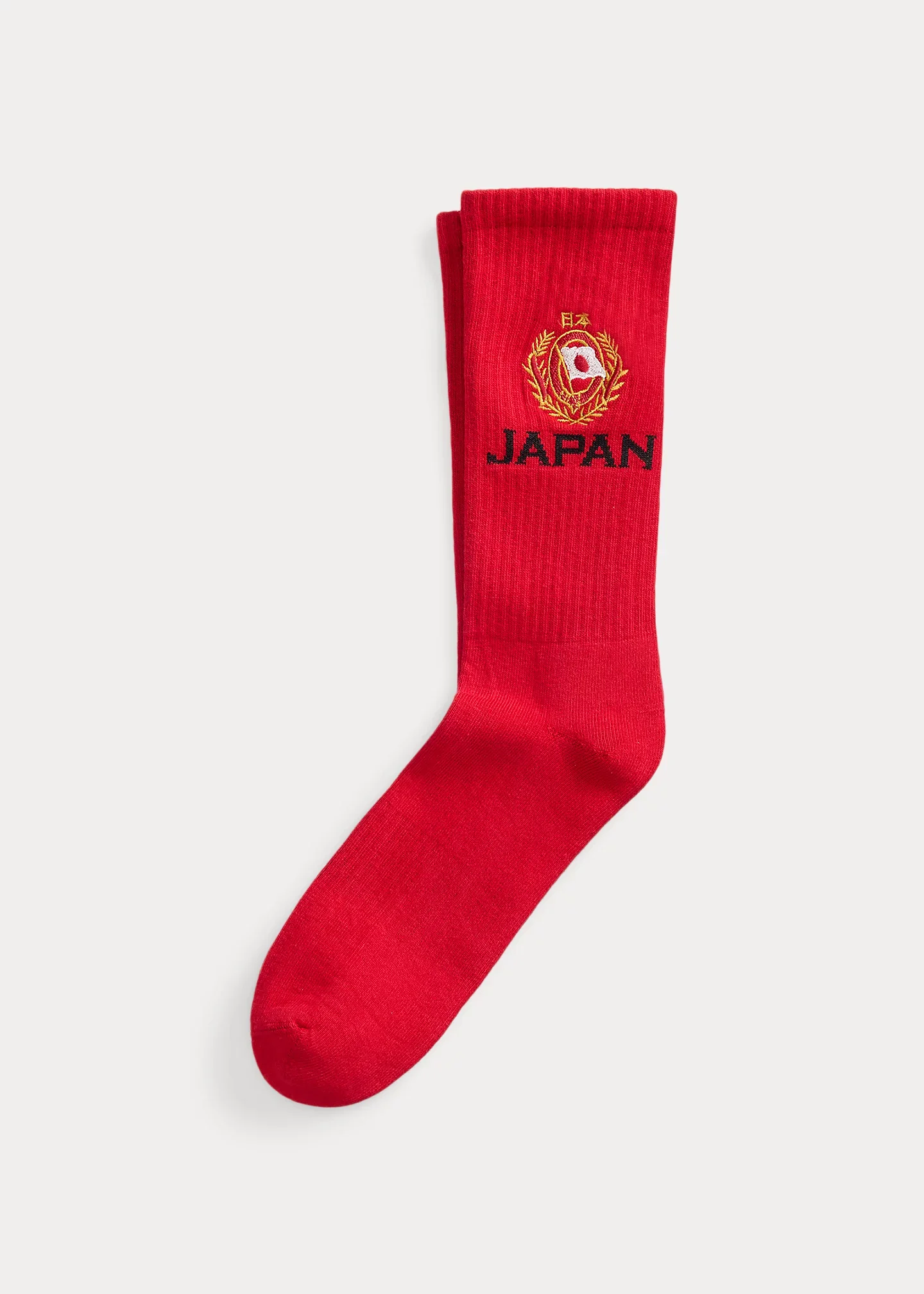 Japan Cotton-Blend Crew Socks - 1