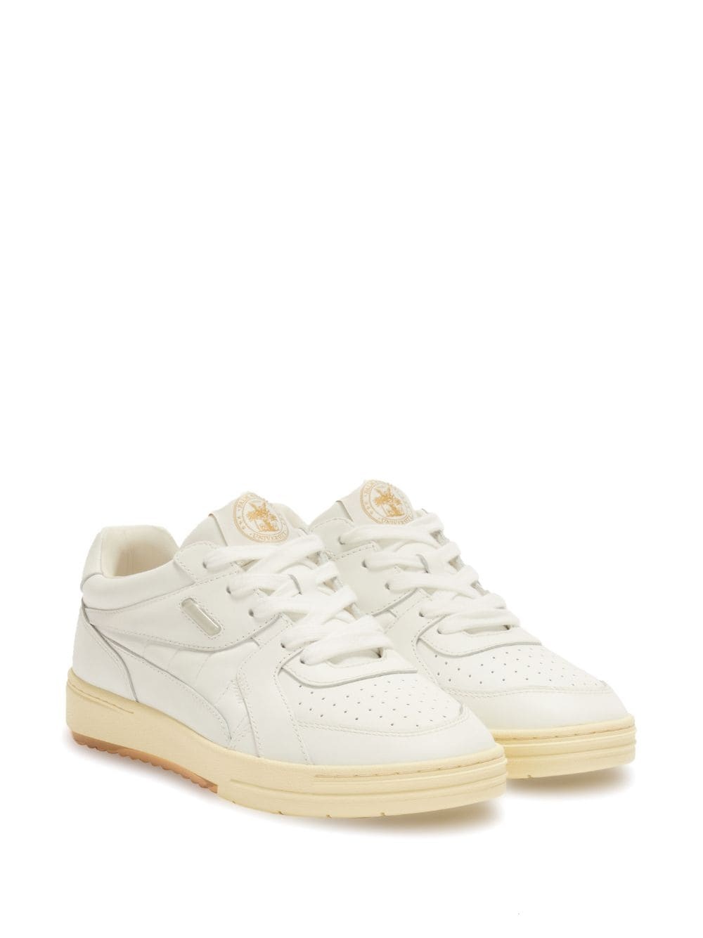 University lace-up leather sneakers - 2