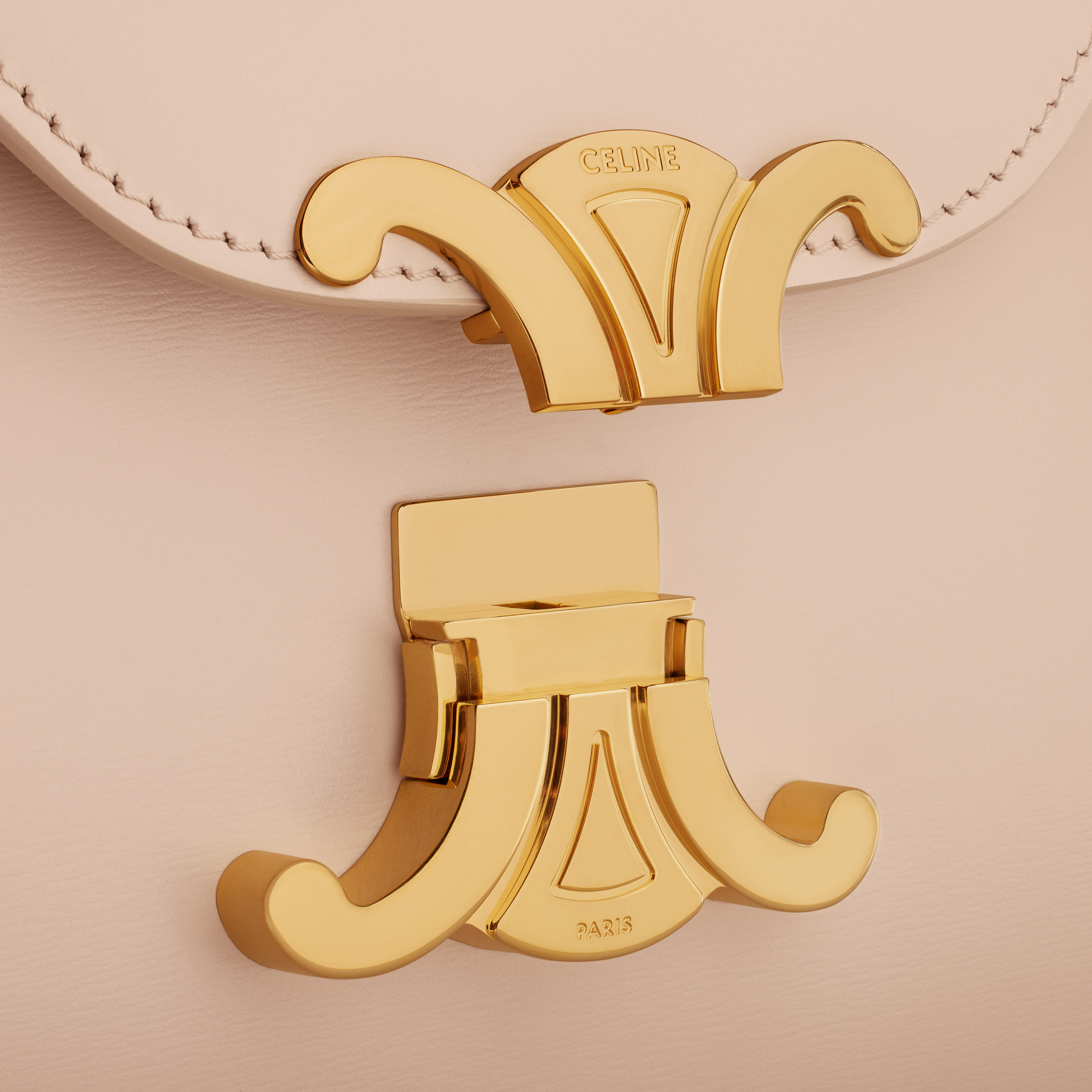 chain besace triomphe in shiny calfskin - 5