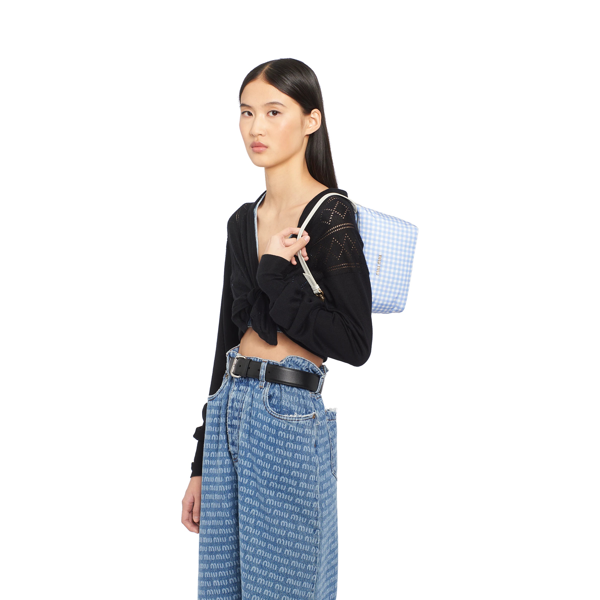 Miu Spirit printed faille mini-bag - 3