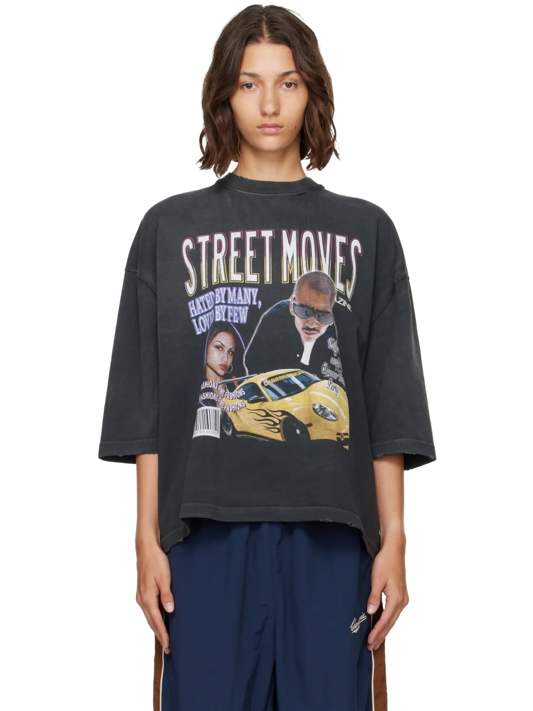 Black 'Street Moves' Buffalo T-shirt - 1