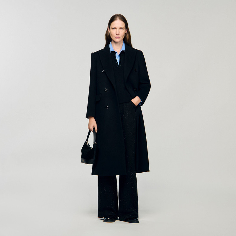 Sandro LONG WOOL COAT outlook