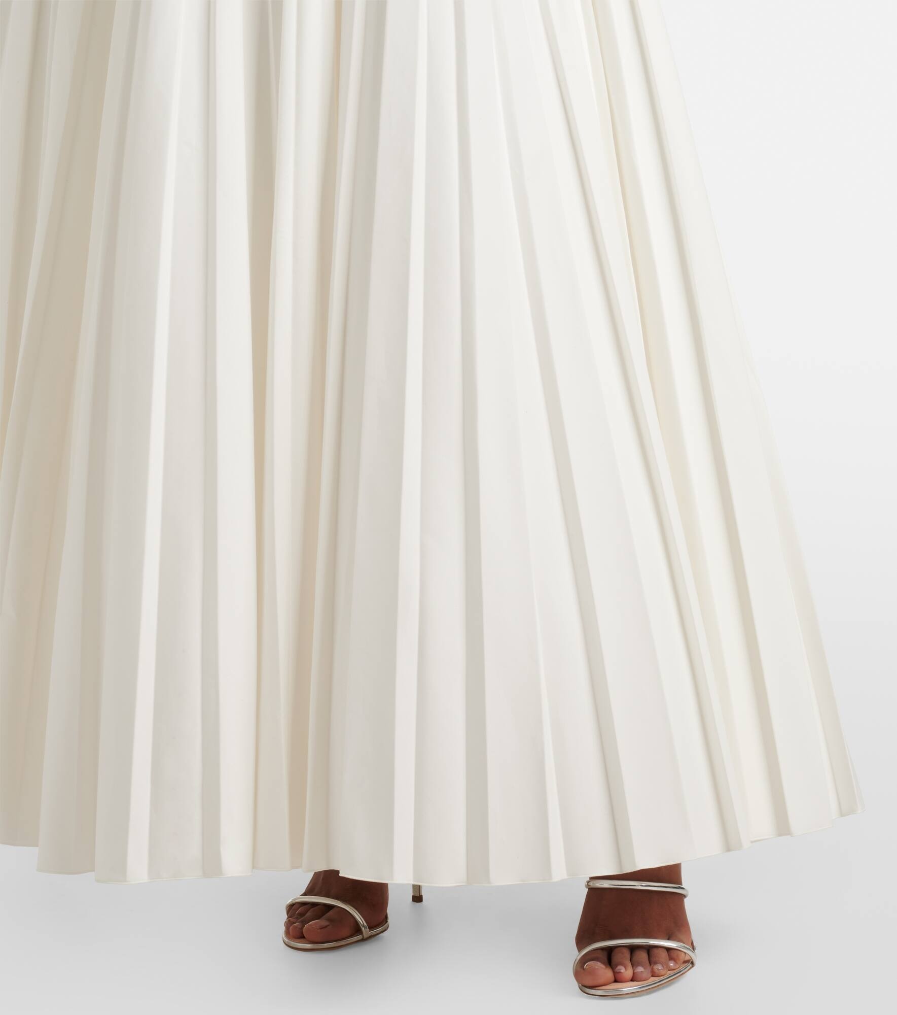 Ruffled cotton maxi dress - 5