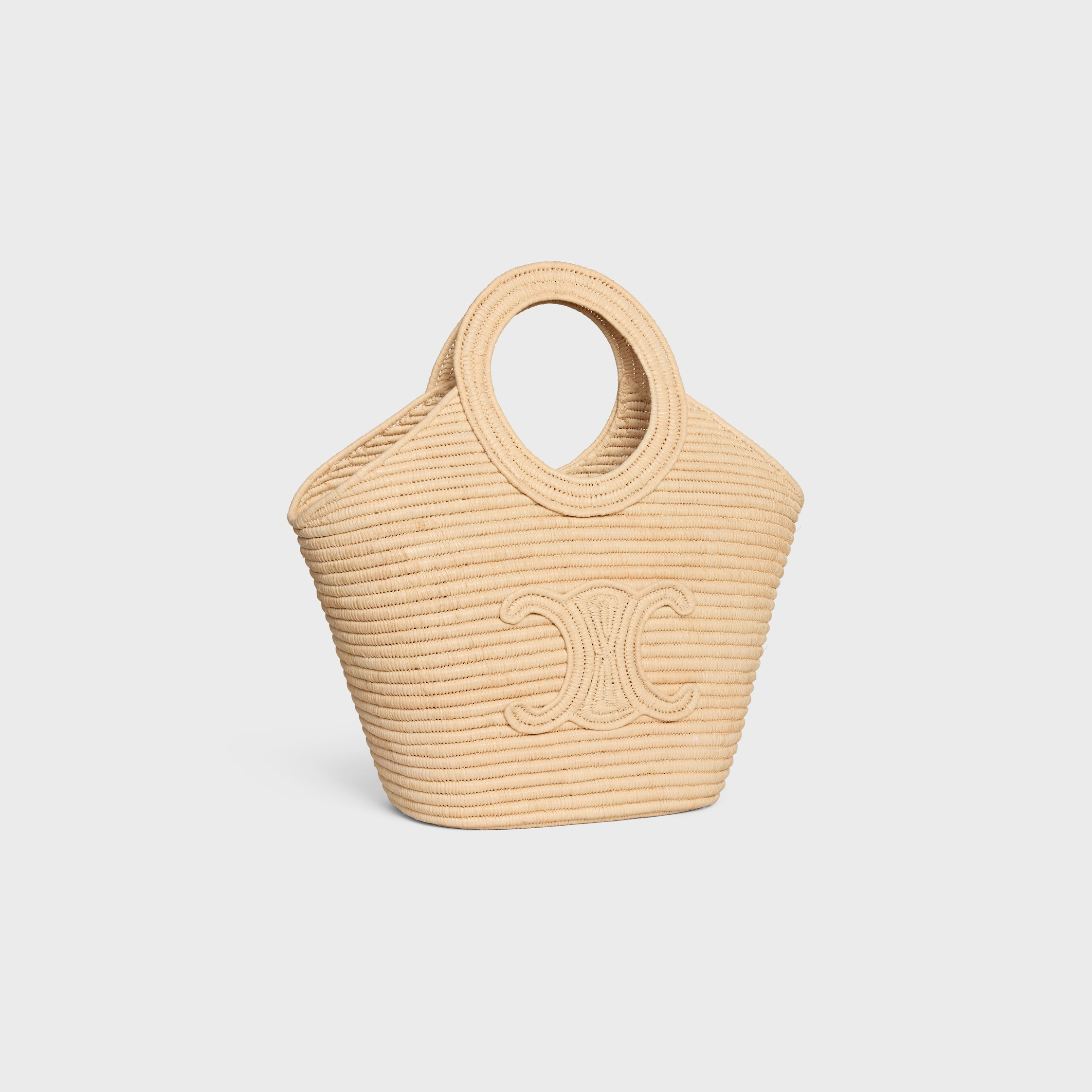BRAIDED PANIER IN RAFFIA - 2