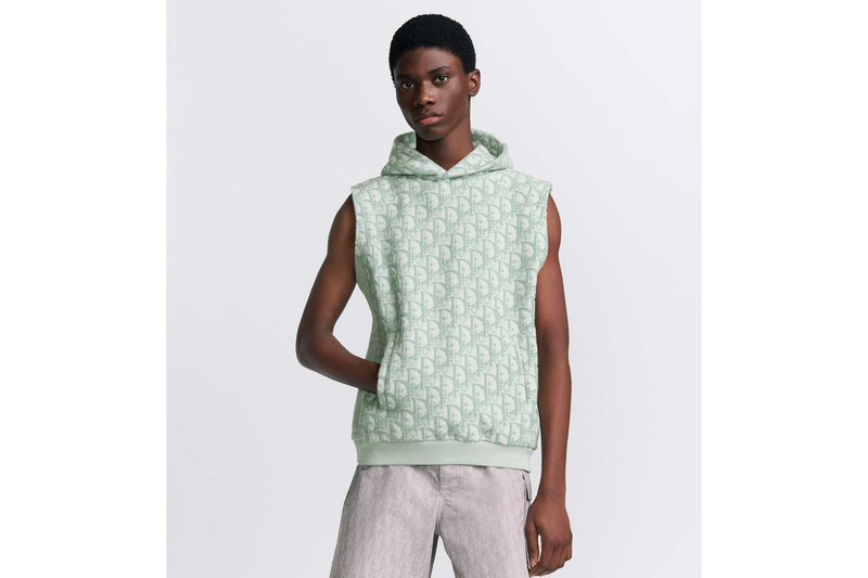 Dior Dior Oblique Sleeveless Hooded Sweatshirt outlook