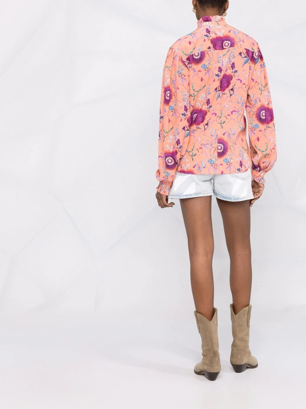 Banessa floral print shirt - 4