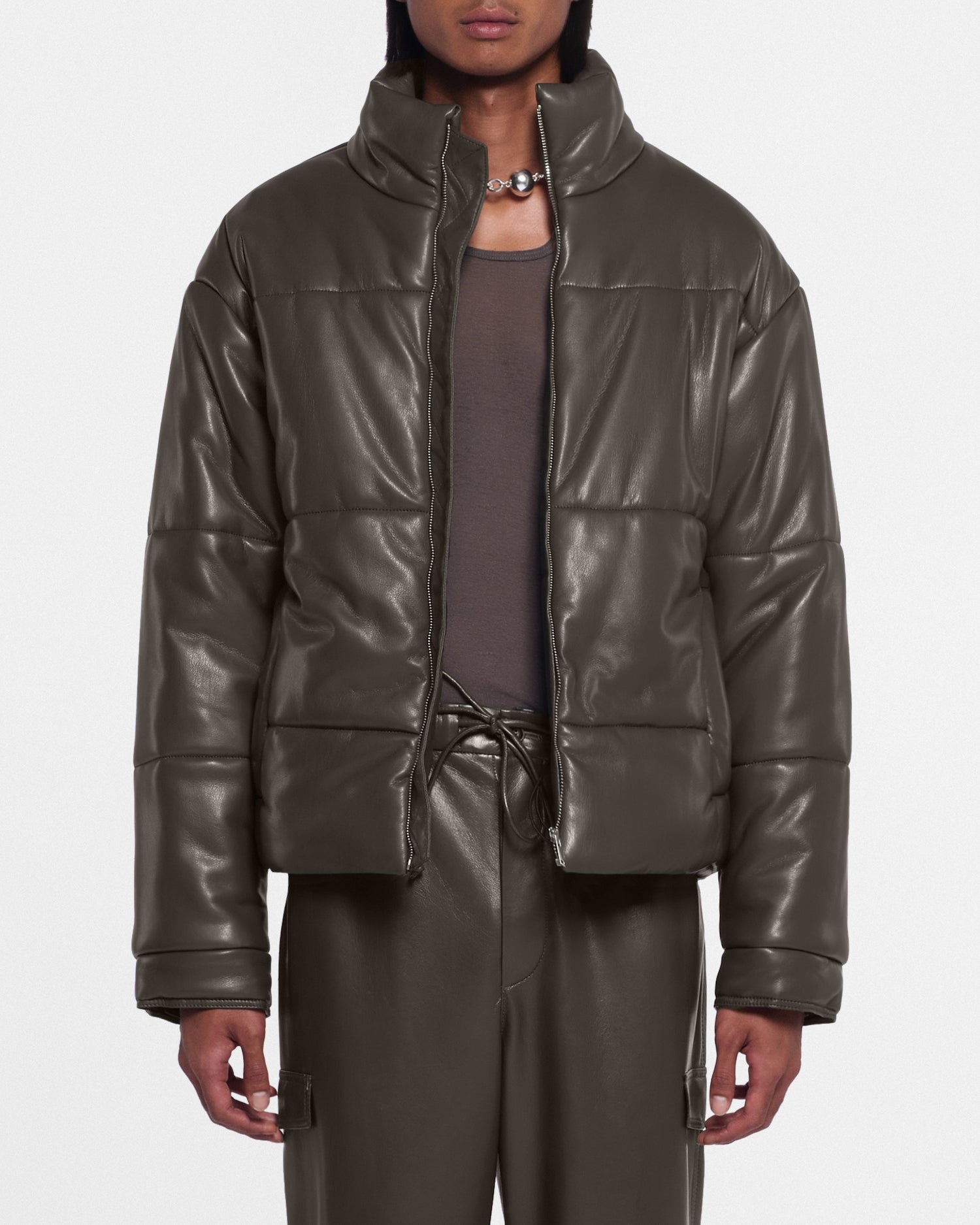 Okobor™ Alt-Leather Puffer Jacket - 2