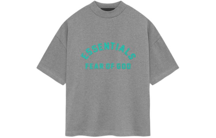 Fear of God Essentials SS24 Crewneck T-Shirt 'Dark Heather Oatmeal' 125SP242003F - 2