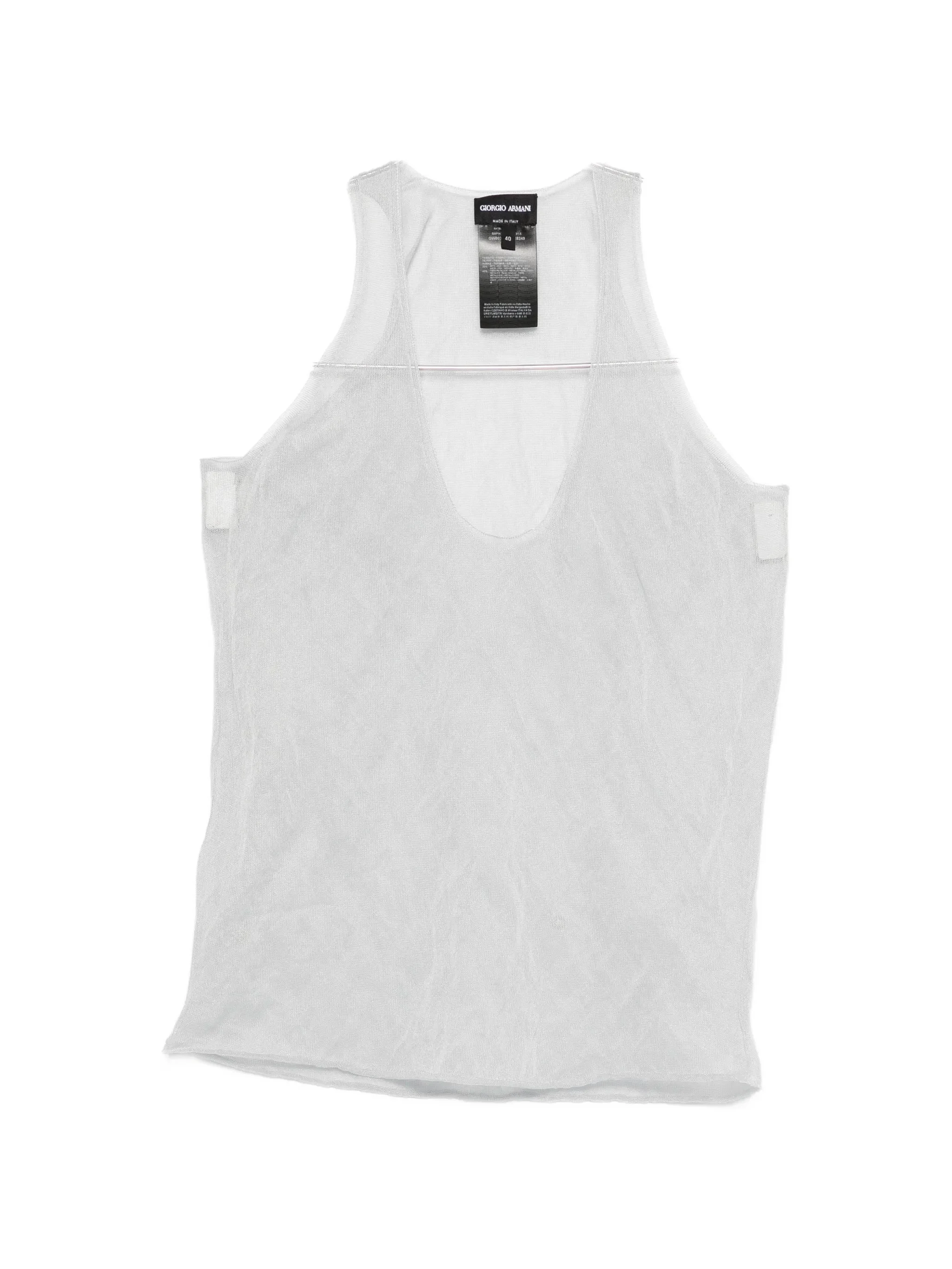 Giorgio Armani Sheer Vest - 1