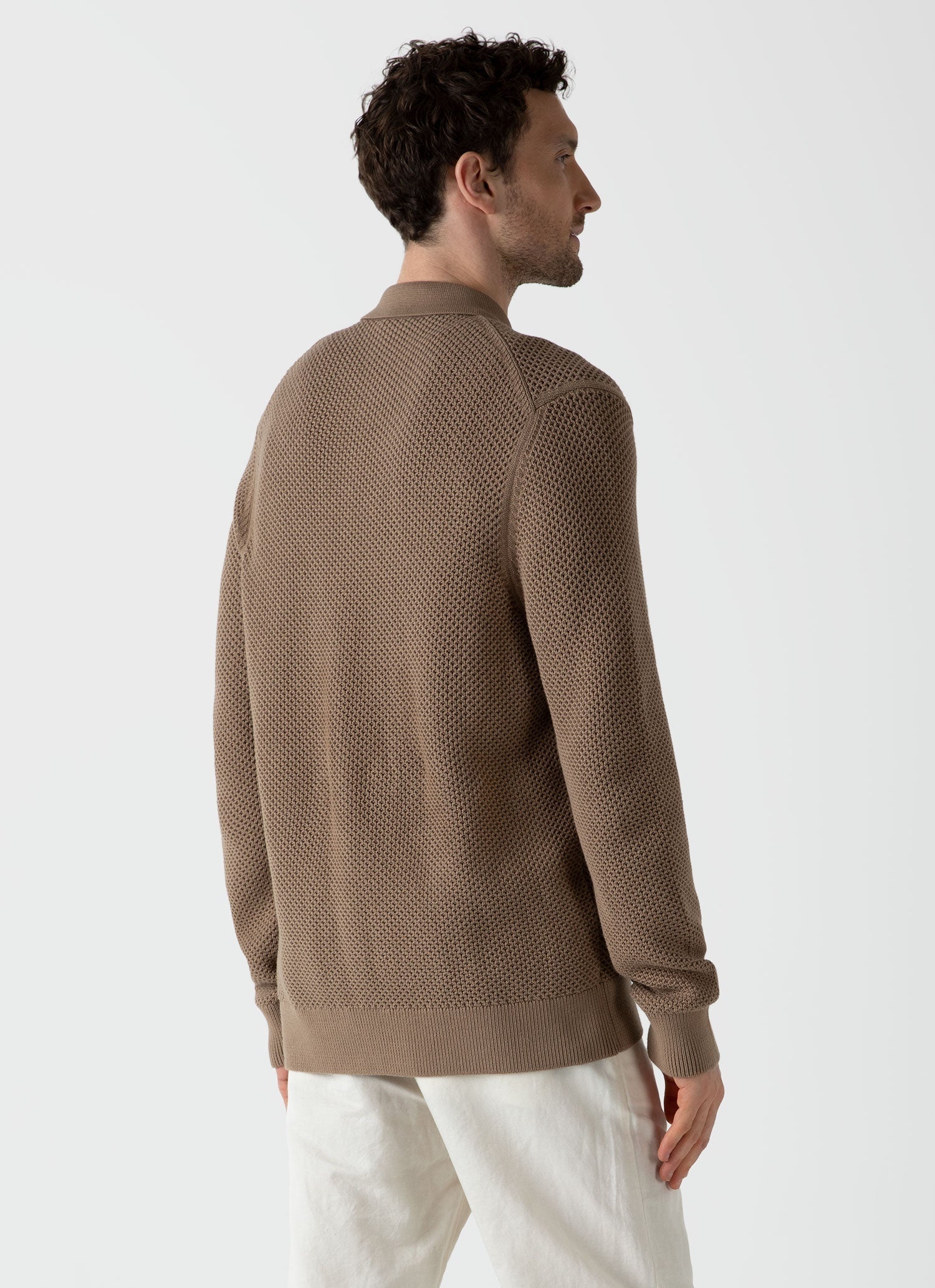 Sunspel x MR PORTER Mesh Knit Jacket - 4