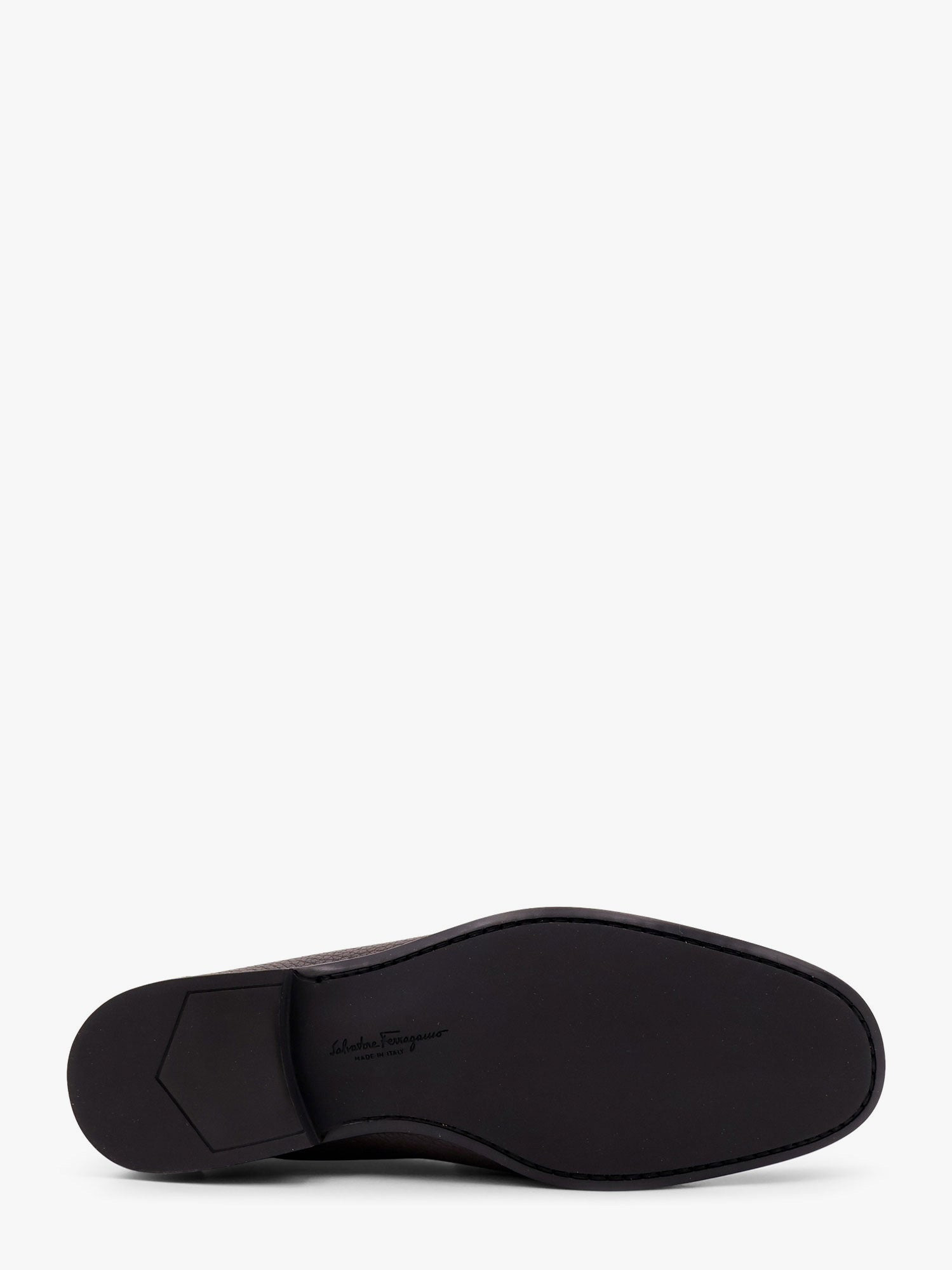Ferragamo Men Grandioso Leather Loafer With Gancini Detail - 4