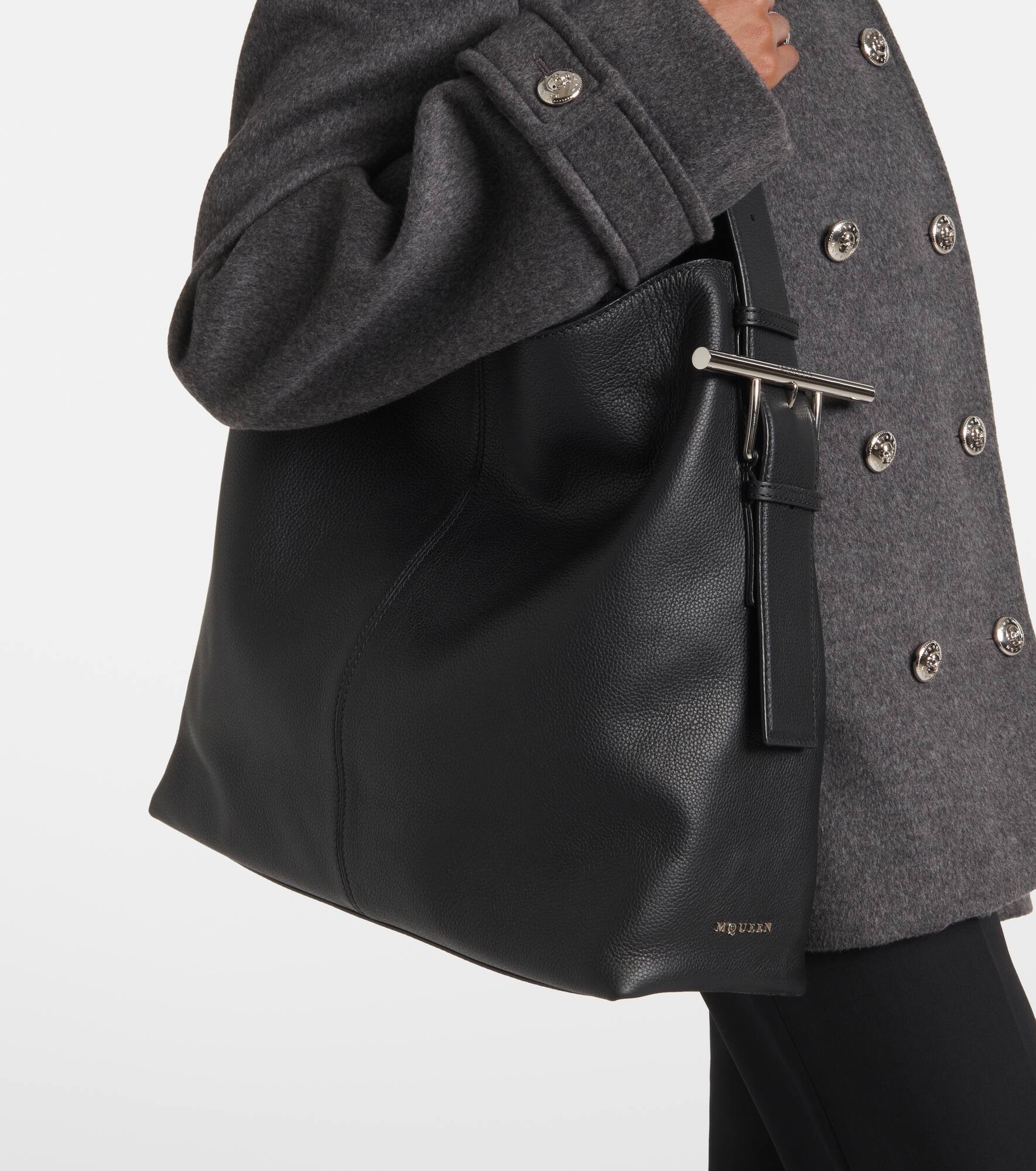 Sling T-Bar leather shoulder bag - 7
