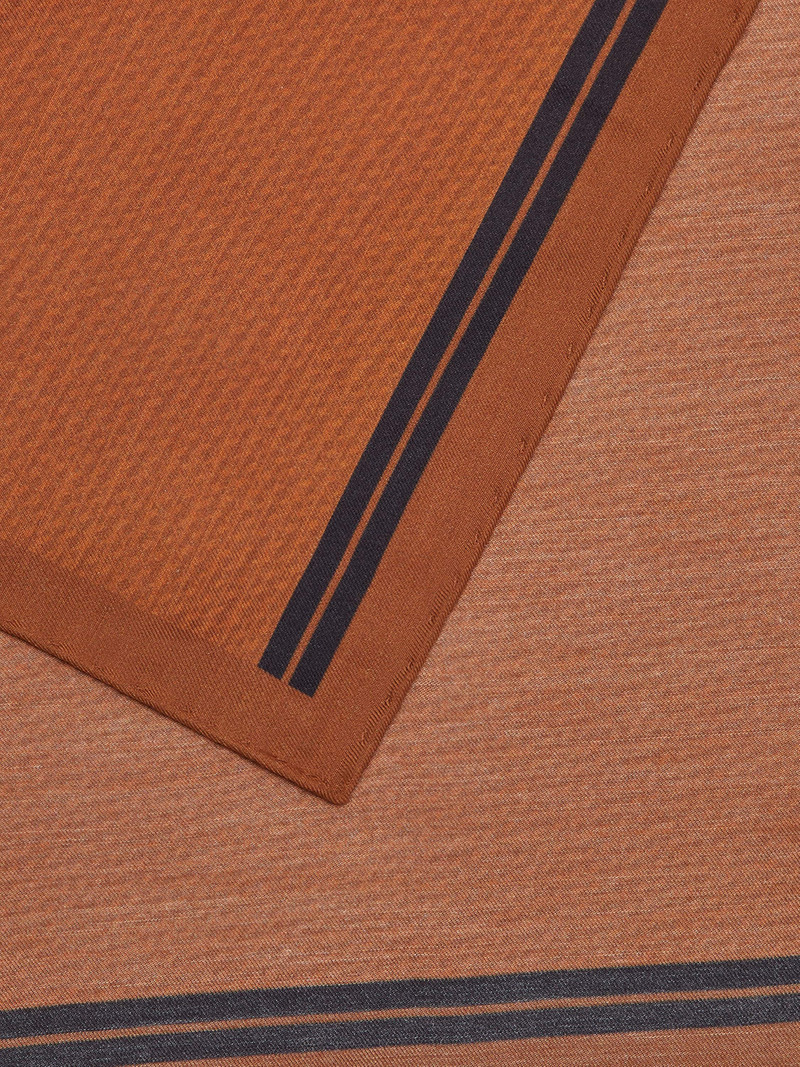 ZEGNA FOLIAGE SILK POCKET SQUARE outlook