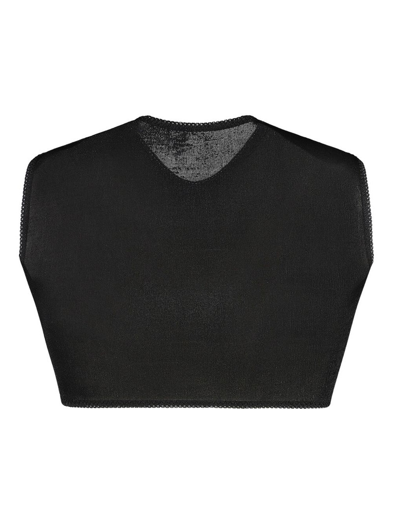 twisted-front crop top 1