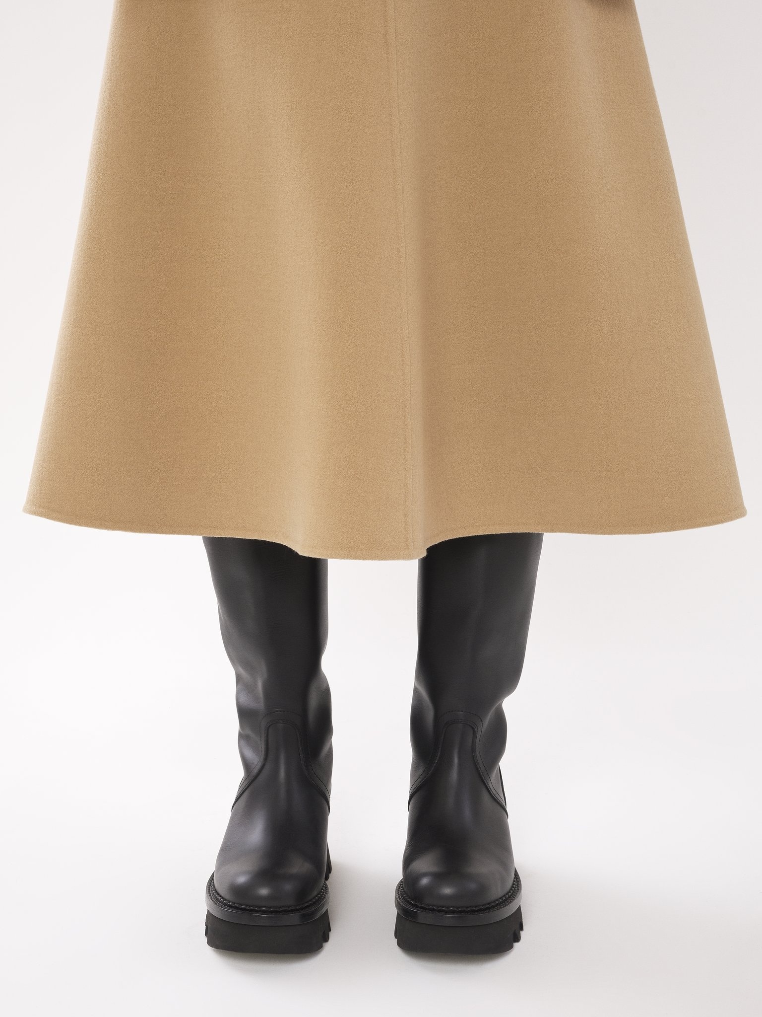 FLARED MIDI SKIRT - 6