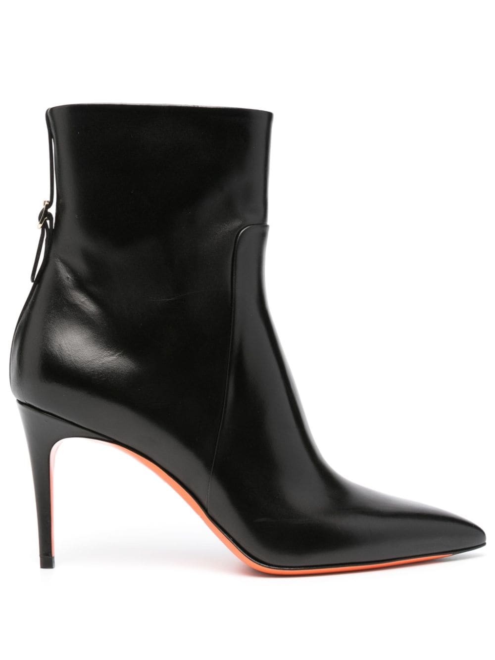 90mm leather ankle boots - 1
