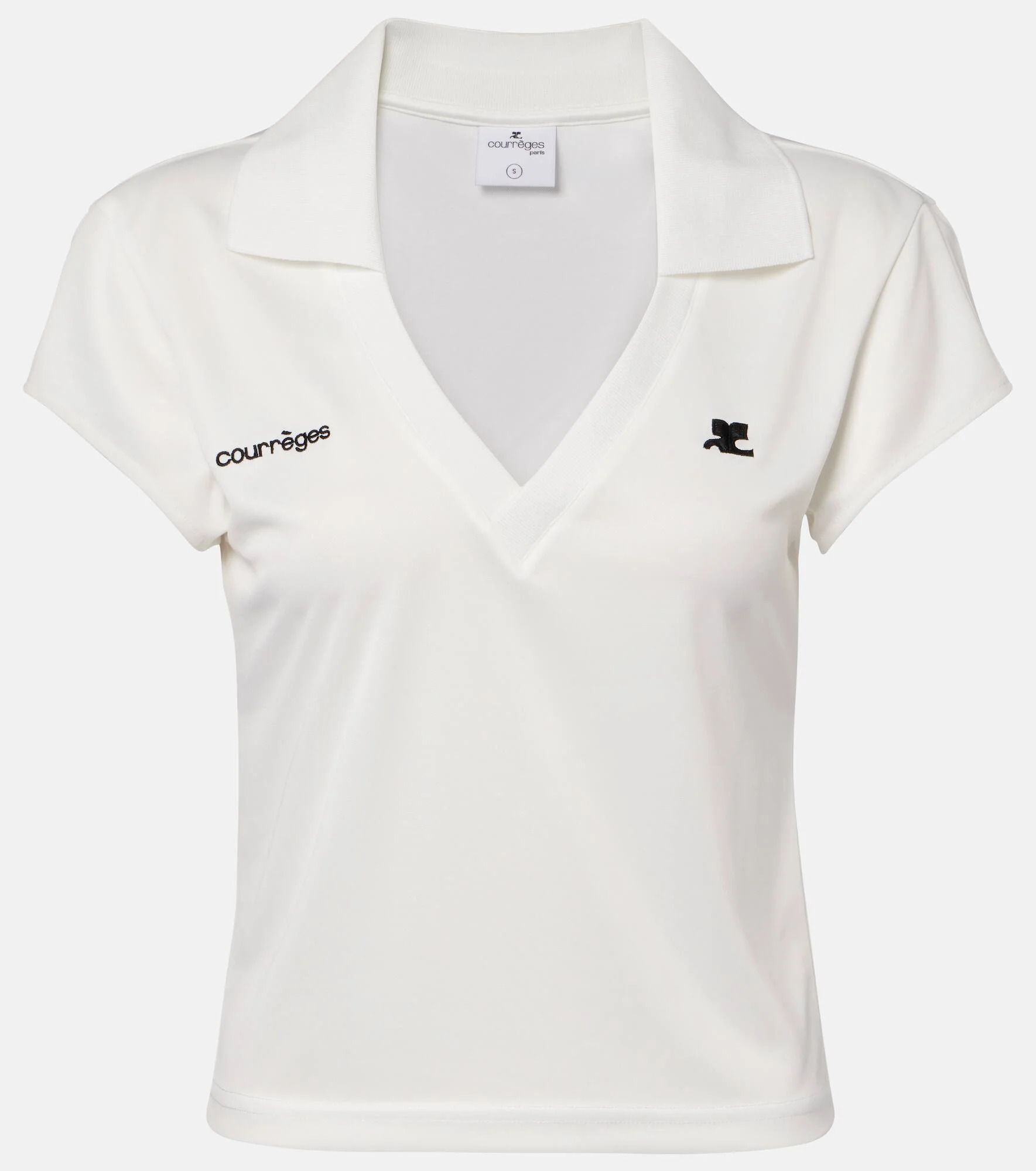 Logo jersey polo shirt - 1