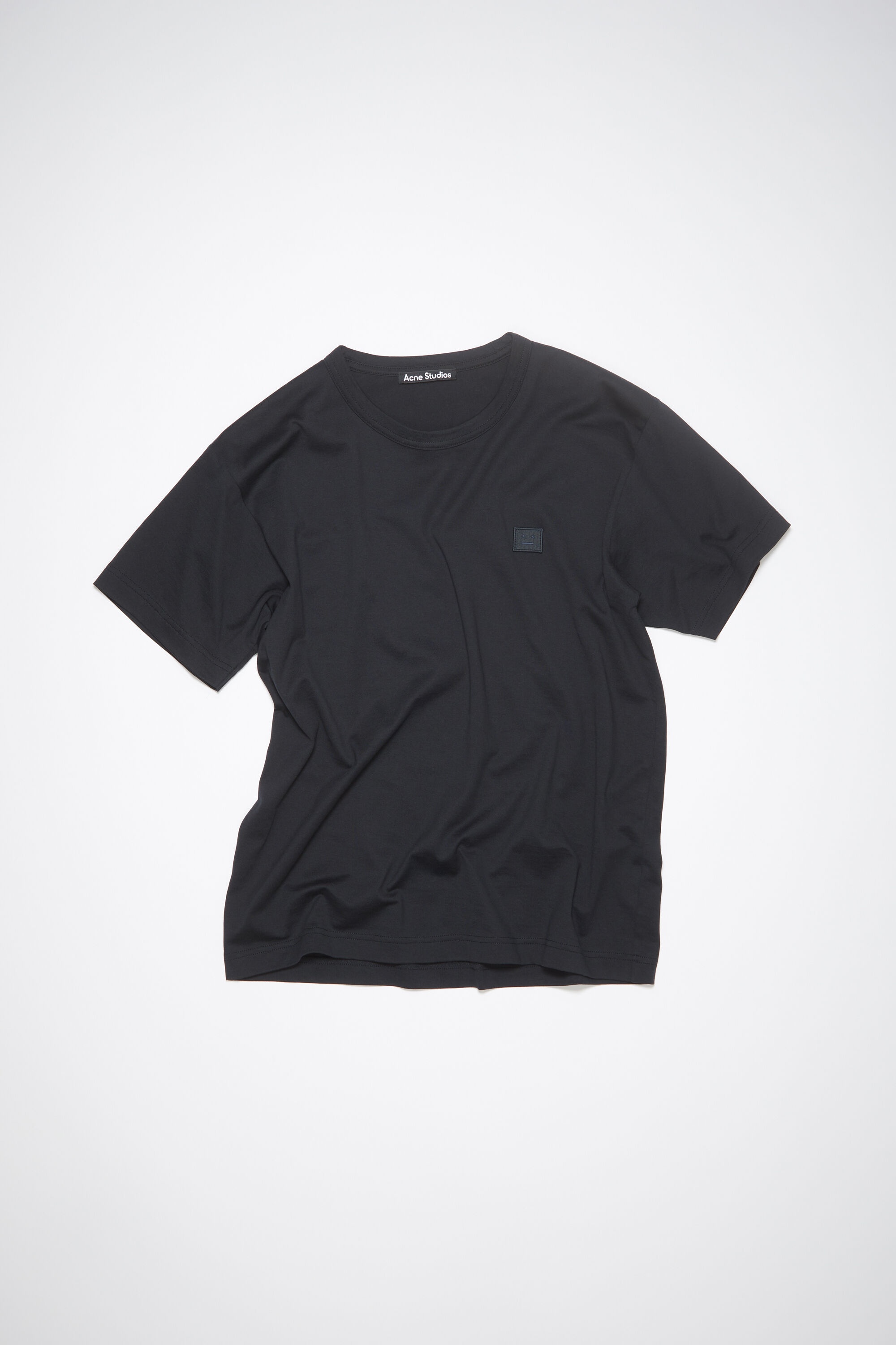 Crew neck t-shirt- Regular fit - Black - 1