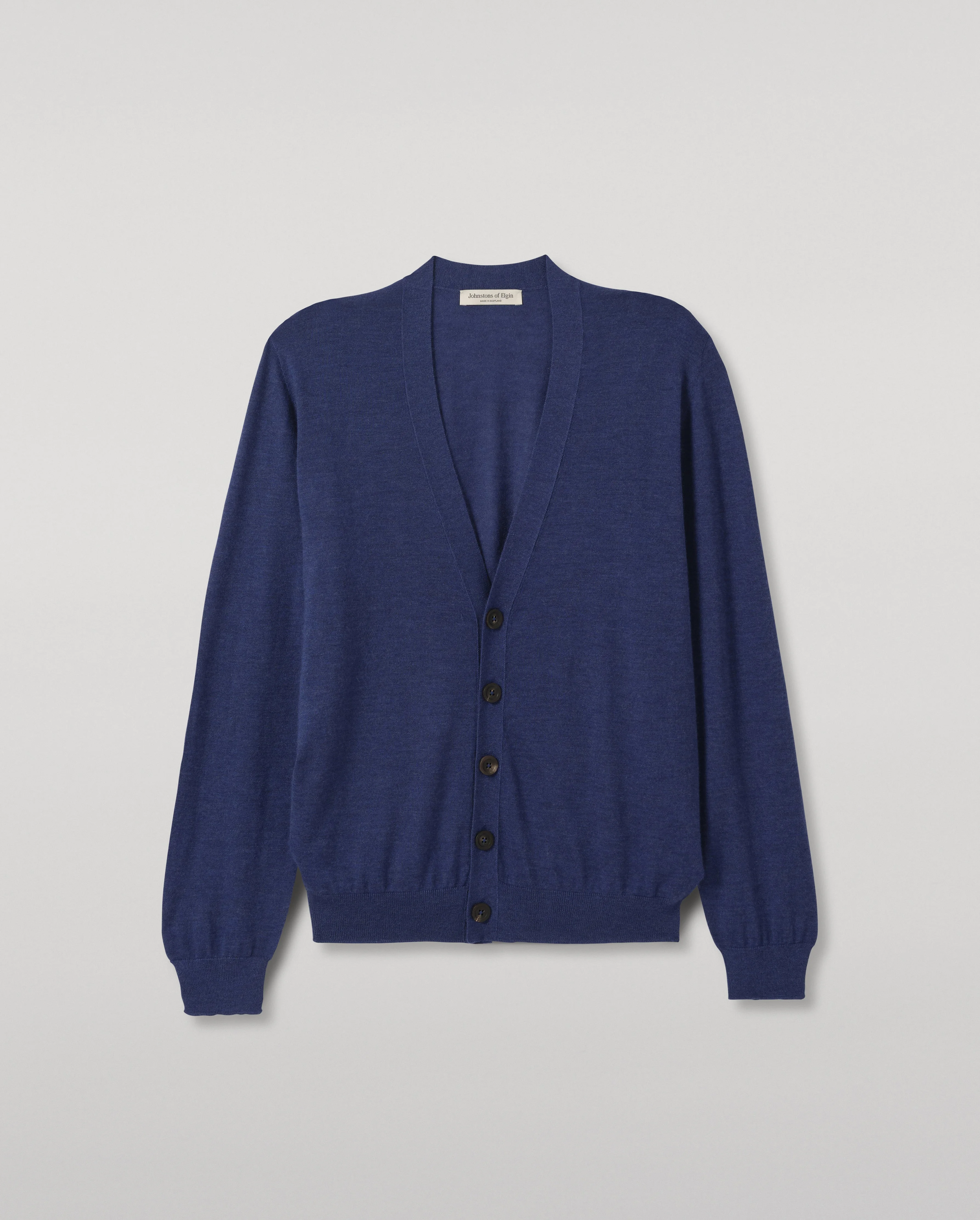 Forsyth Blue Superfine Cashmere Cardigan - 1