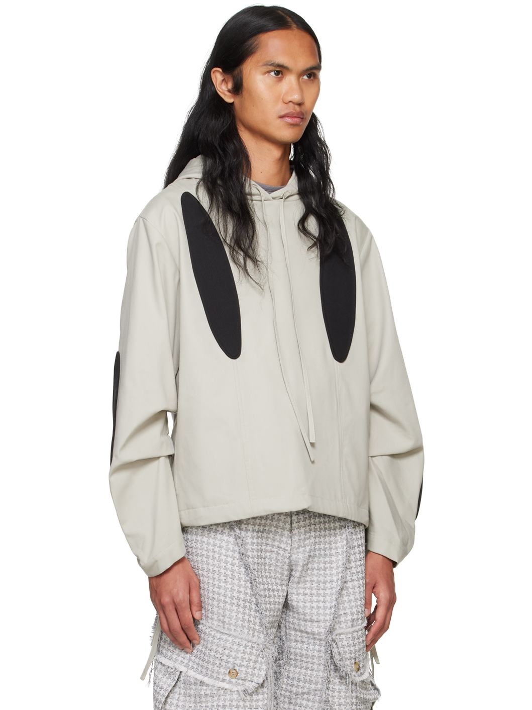 Gray & Black Shield Jacket - 2