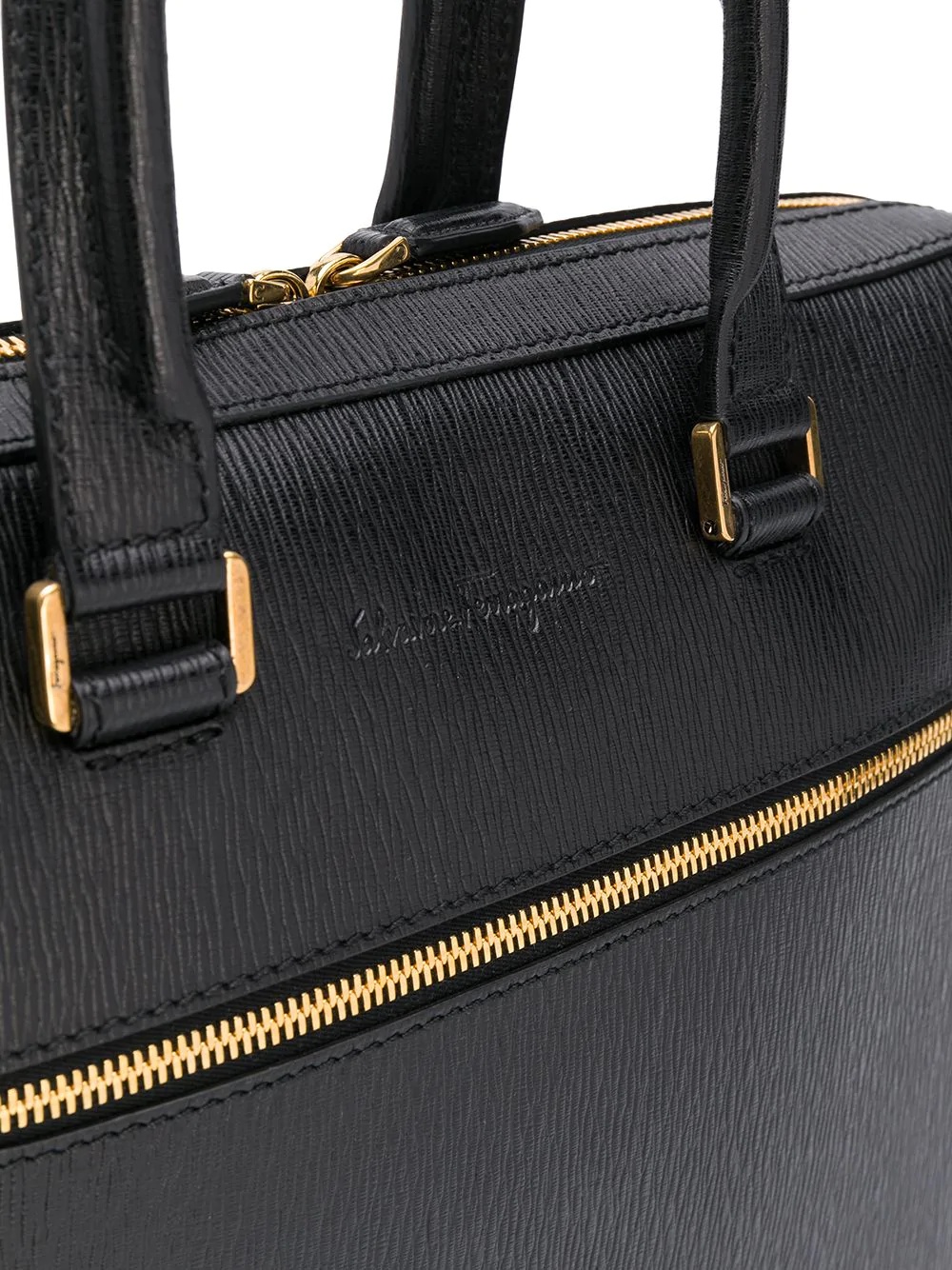 logo embossed business bag - 4