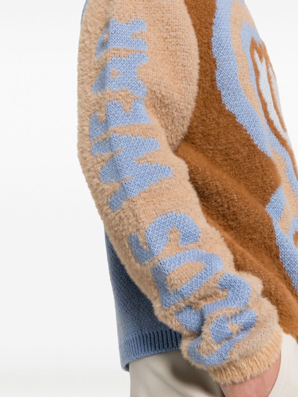Wirdo Win Hairy jacquard jumper - 5