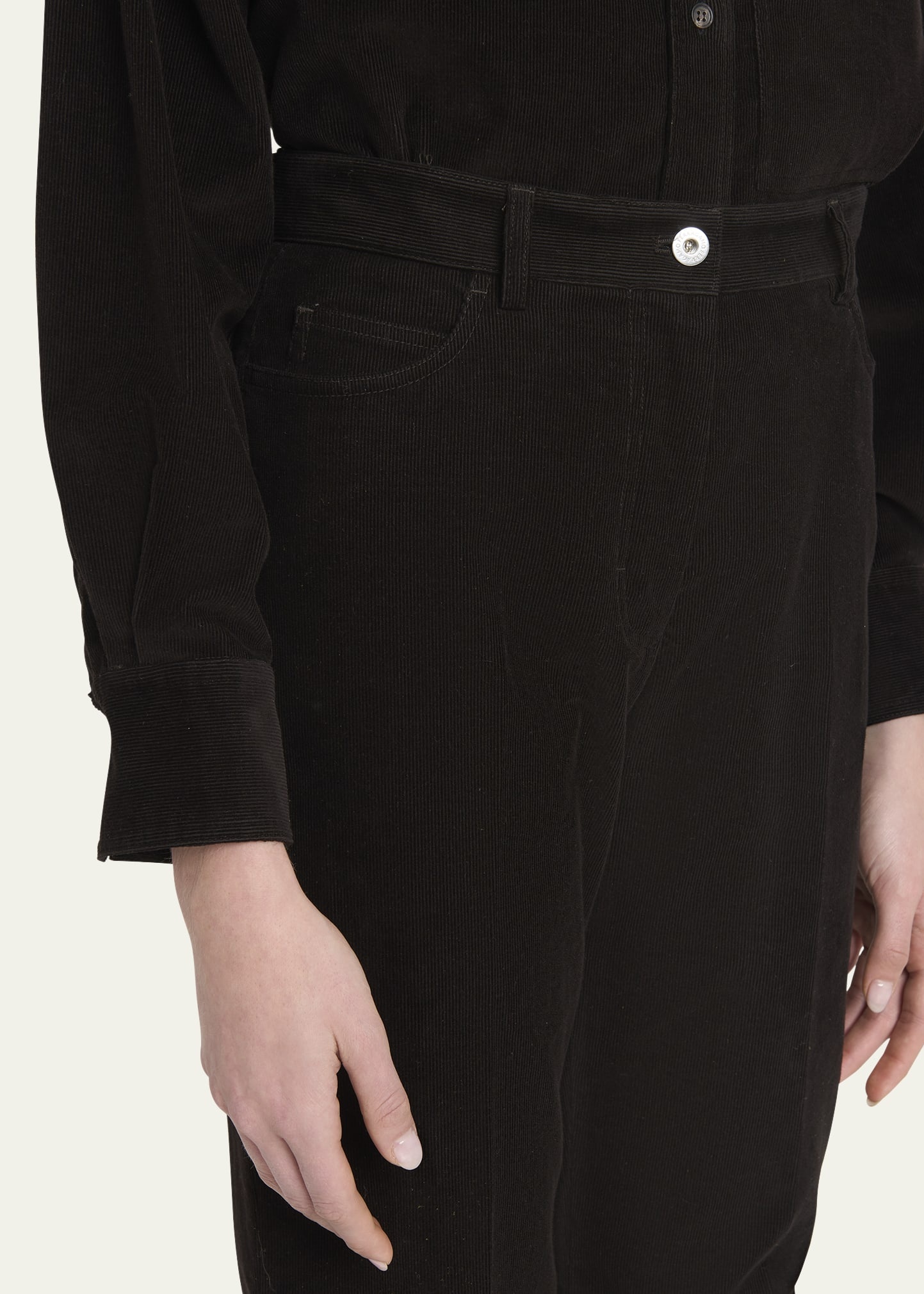 Corduroy Flare Pants - 5