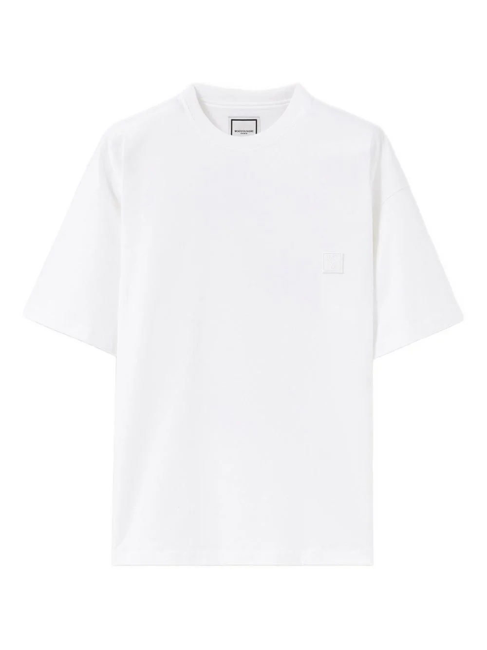 abstract-print T-shirt - 1