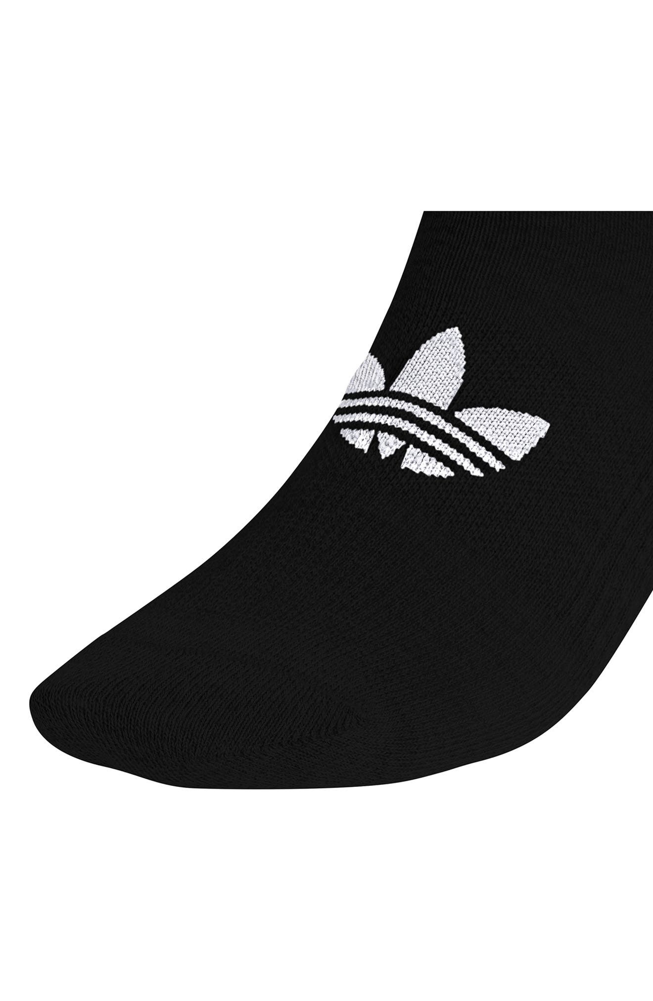 adidas Assorted 6-Pack Superlite No-Show Socks in Black/White/Grey at Nordstrom - 2