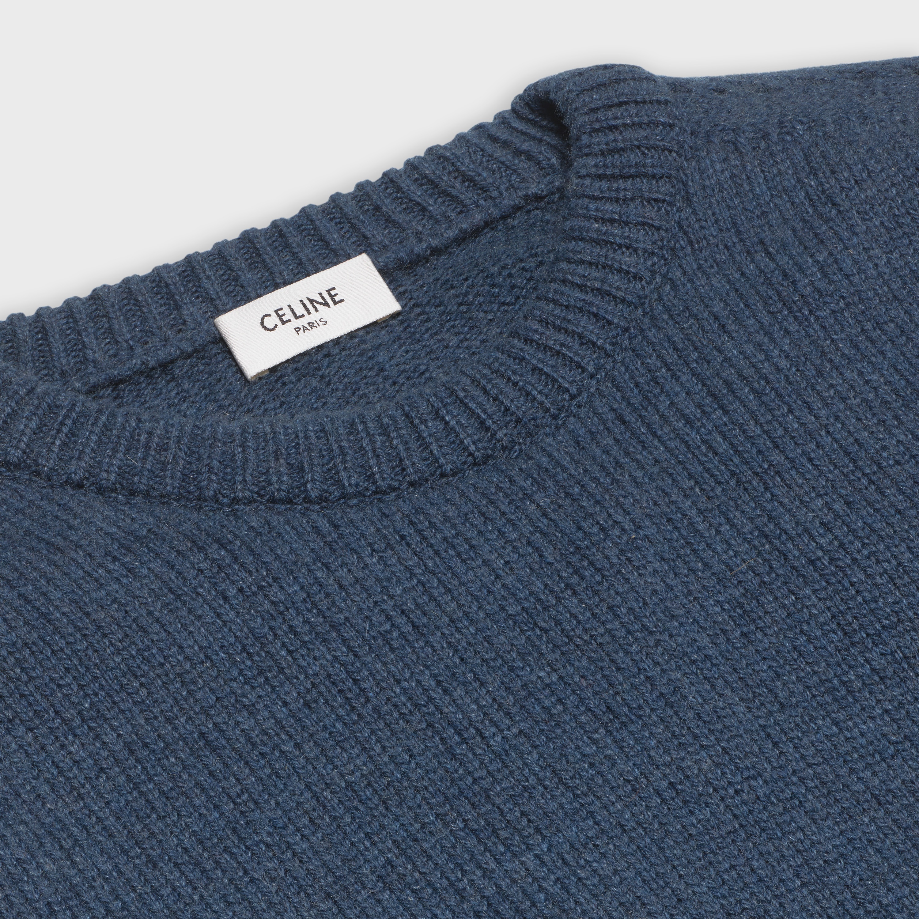 CREW NECK SWEATER IN SEAMLESS CASHMERE - 3