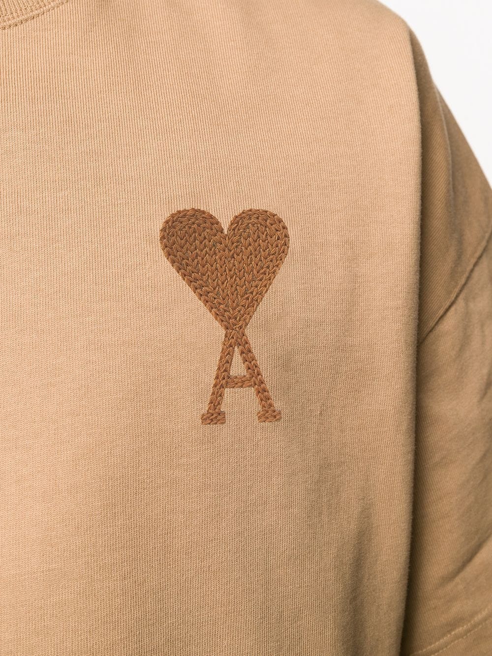 oversize fit T-shirt with Ami de Coeur embroidery - 5