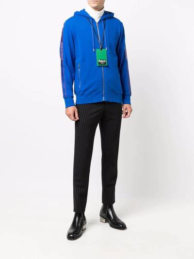 Alexander McQueen logo-trim hoodie outlook