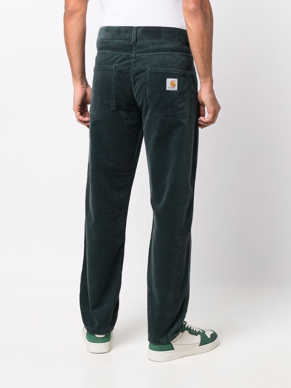 corduroy straight-leg trousers - 4