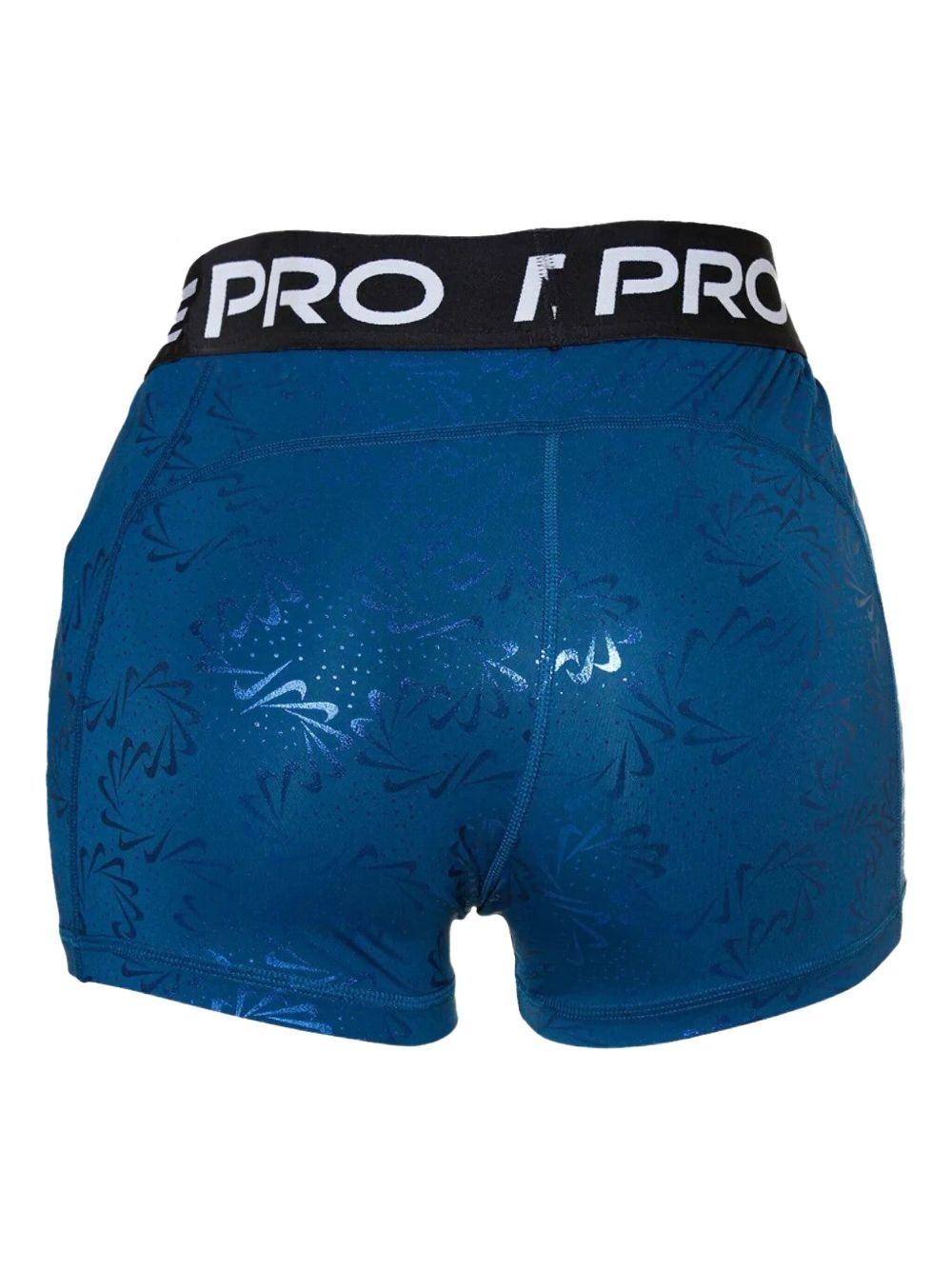 Pro Dri-fit Mid Rise 3 Inch Printed Shorts "Valerian Blue/Black" shorts - 2