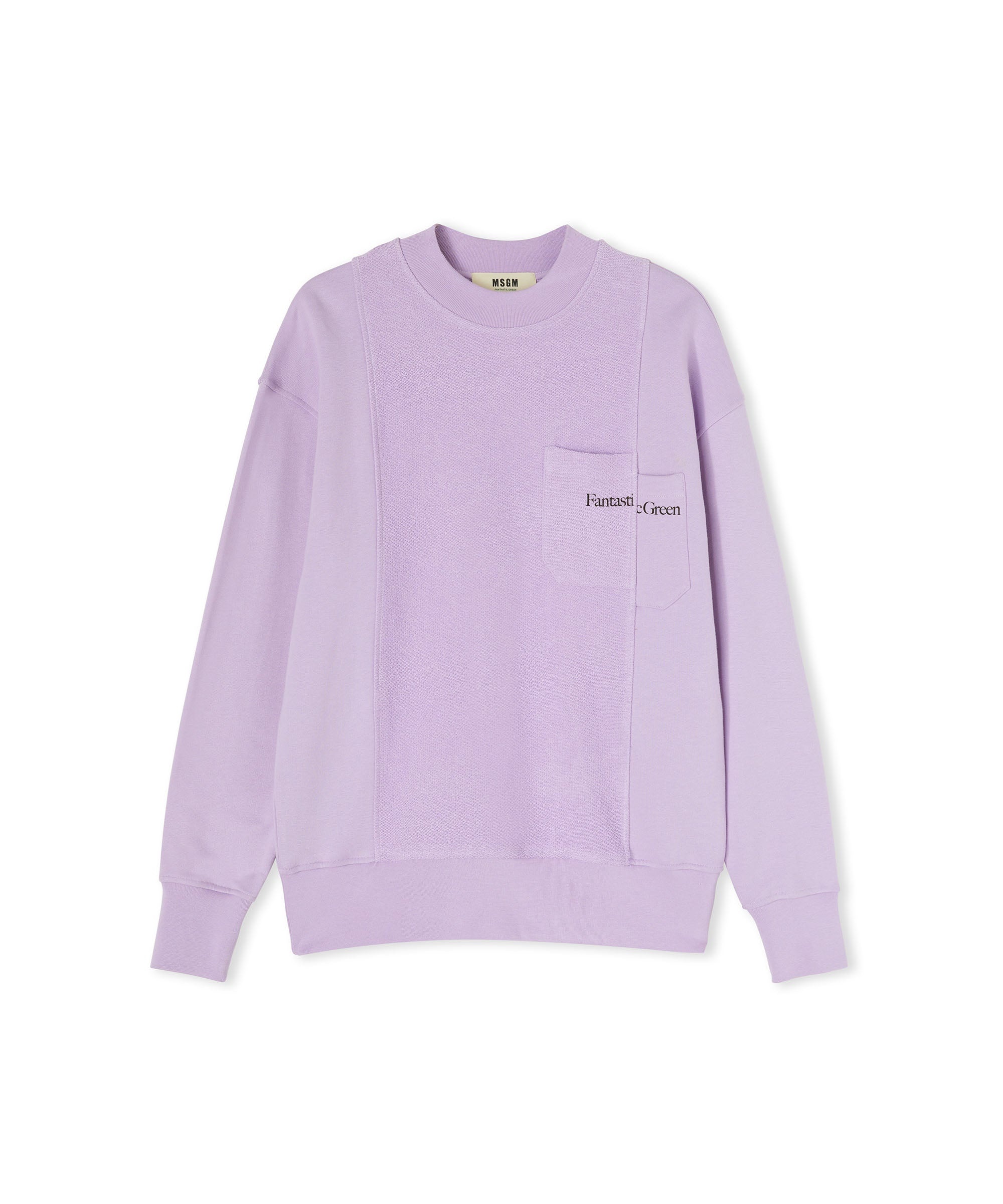 Organic cotton crewneck sweatshirt from the MSGM Fantastic Green Capsule - 3