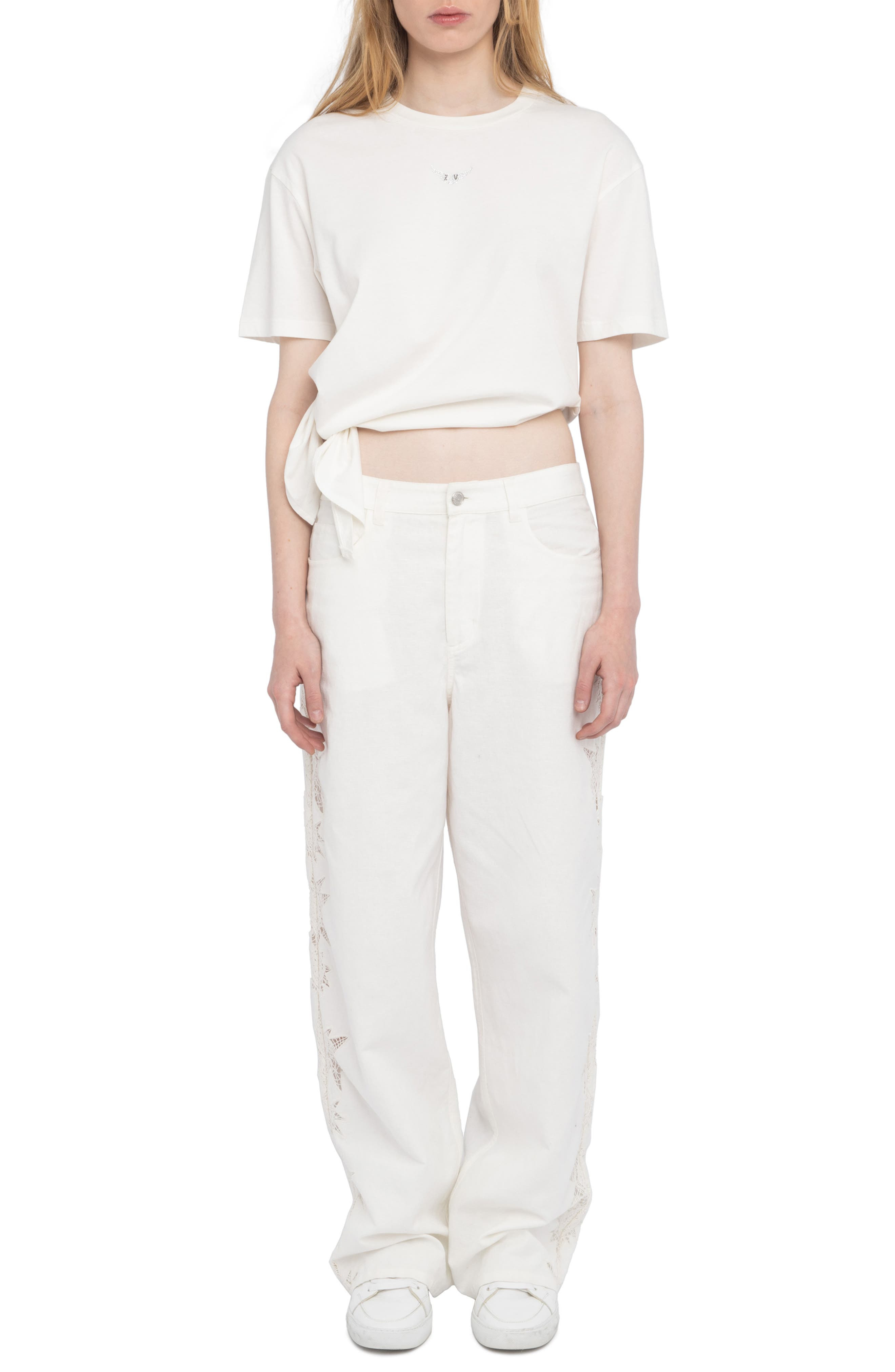 Zadig & Voltaire Lienna Leather Jacket in Burn at Nordstrom - 9