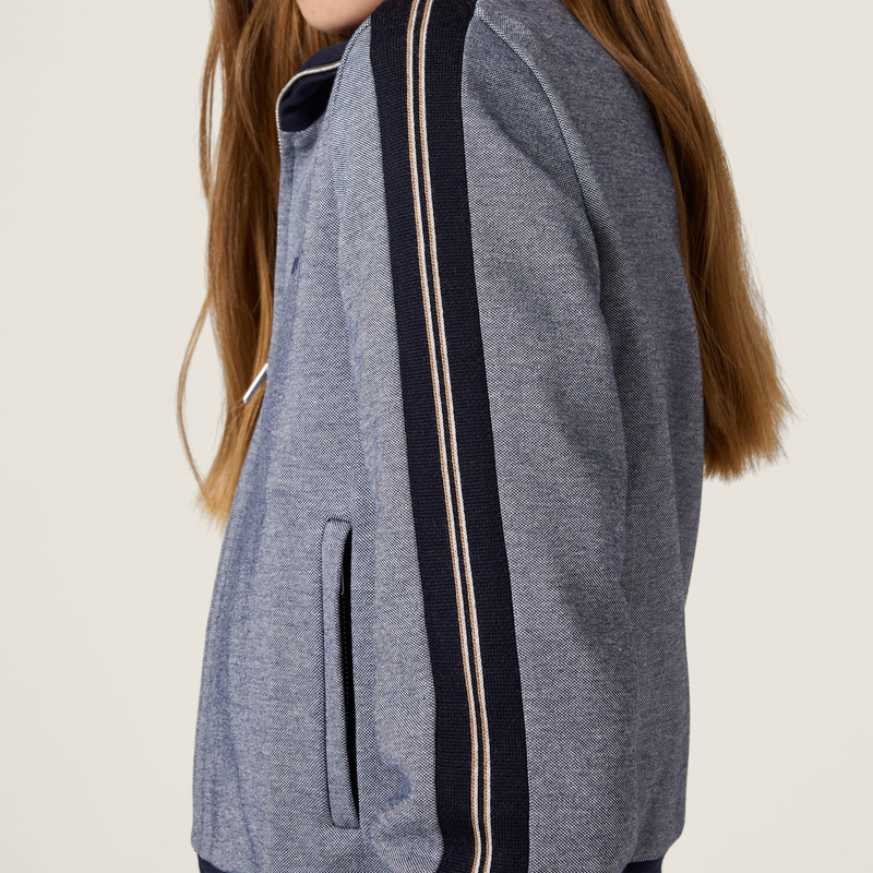 Jersey zipper sweatshirt 4