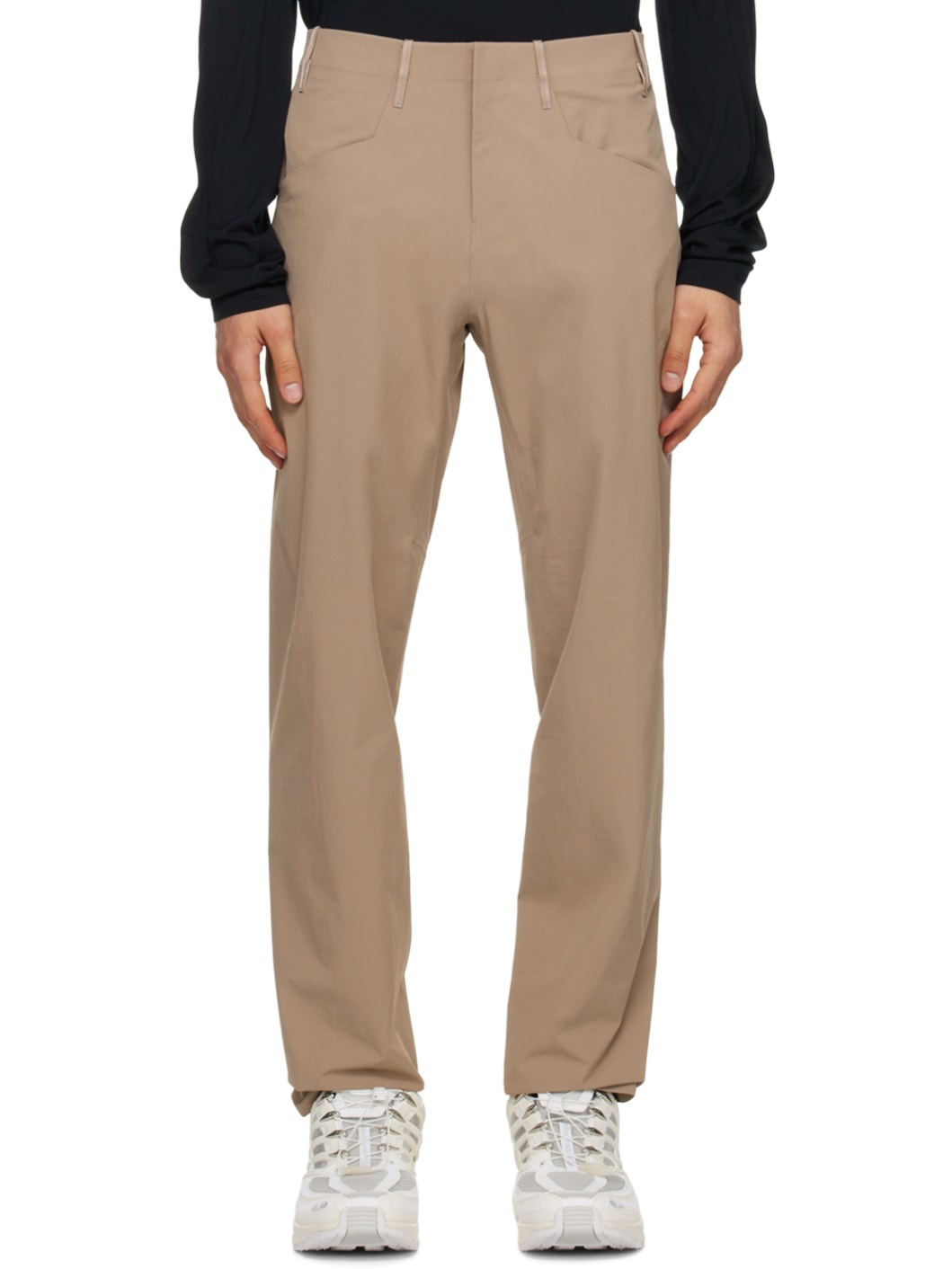 Brown Voronoi Trousers - 1