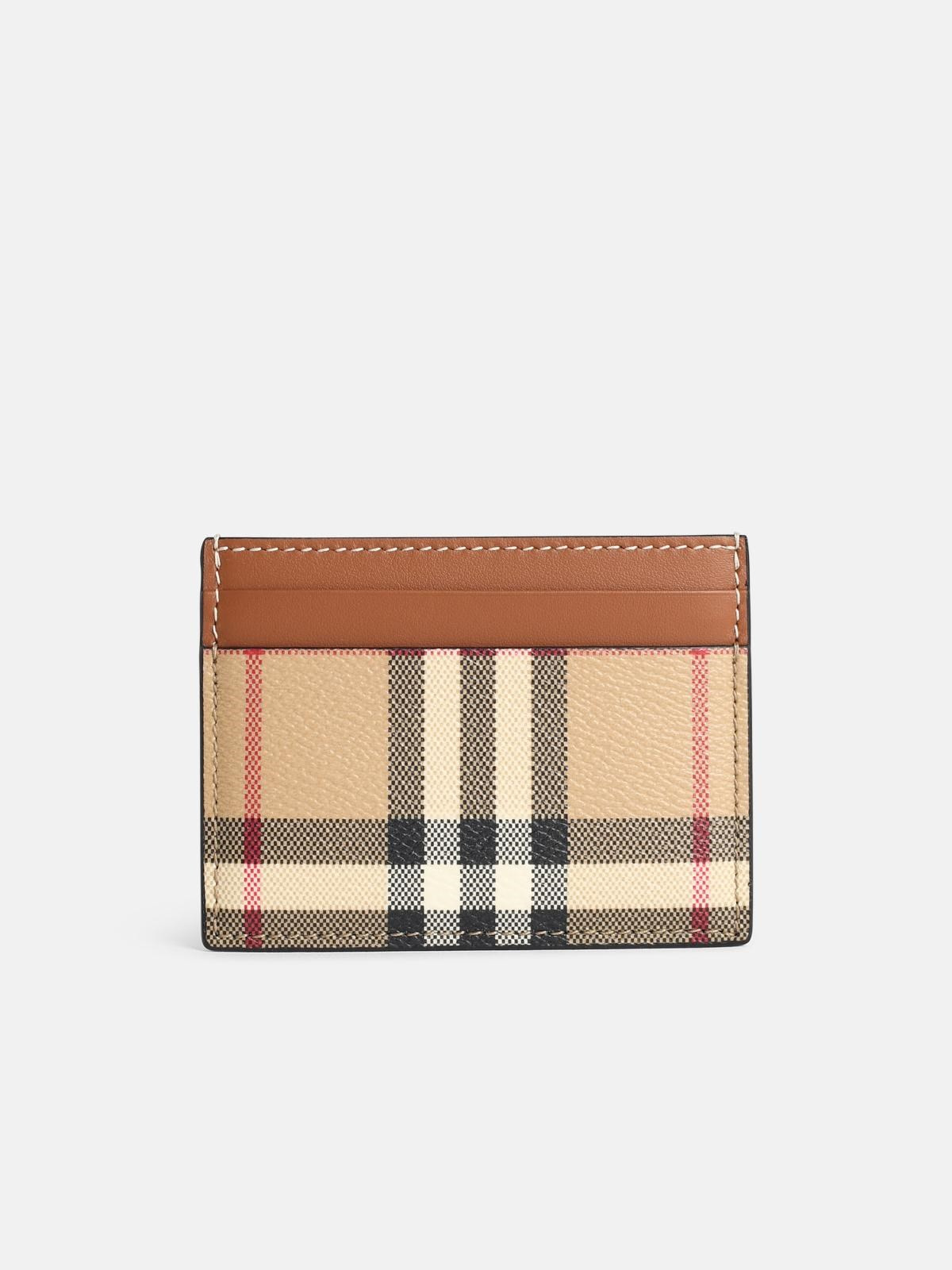CARDHOLDER IN BEIGE TELA - 3