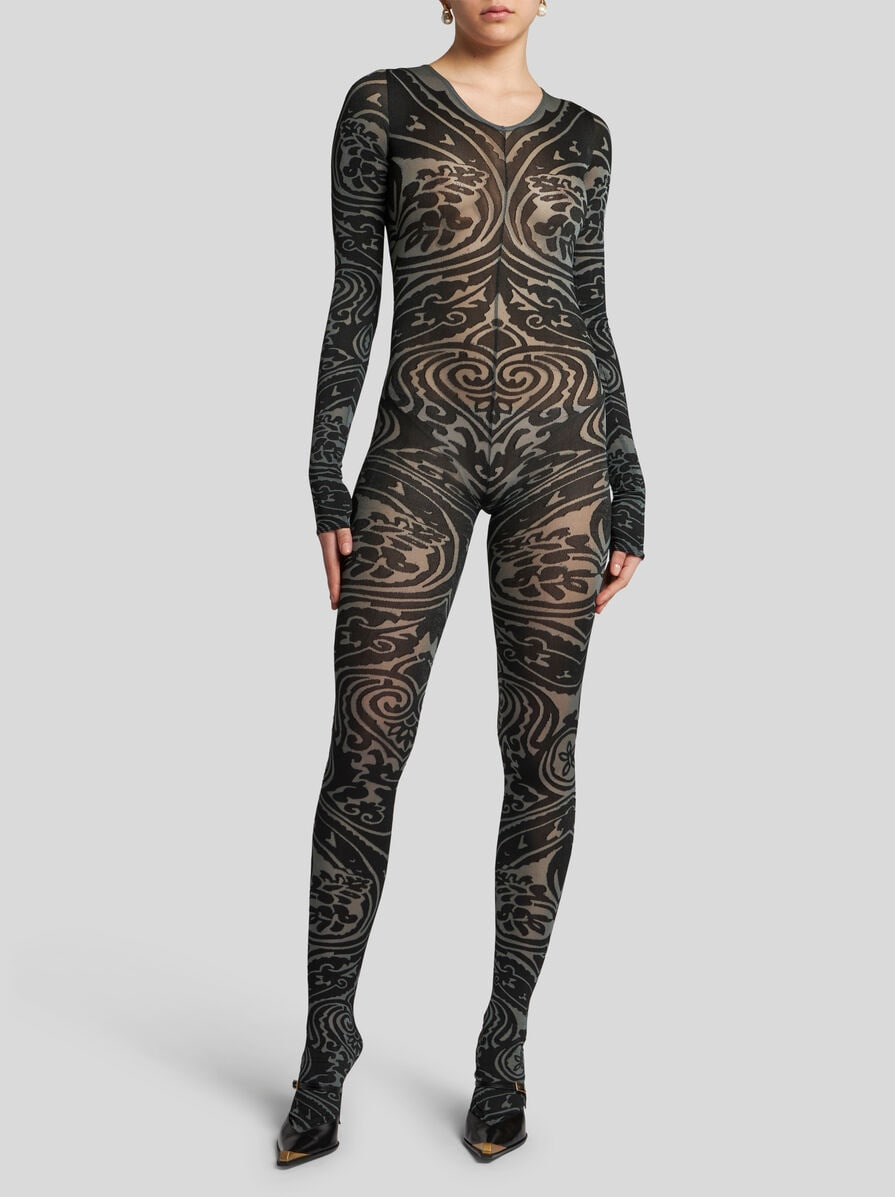 PAISLEY TATTOO BODYSUIT - 3