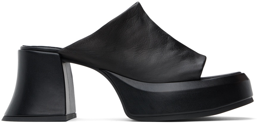 Black Jimena Heeled Sandals - 1