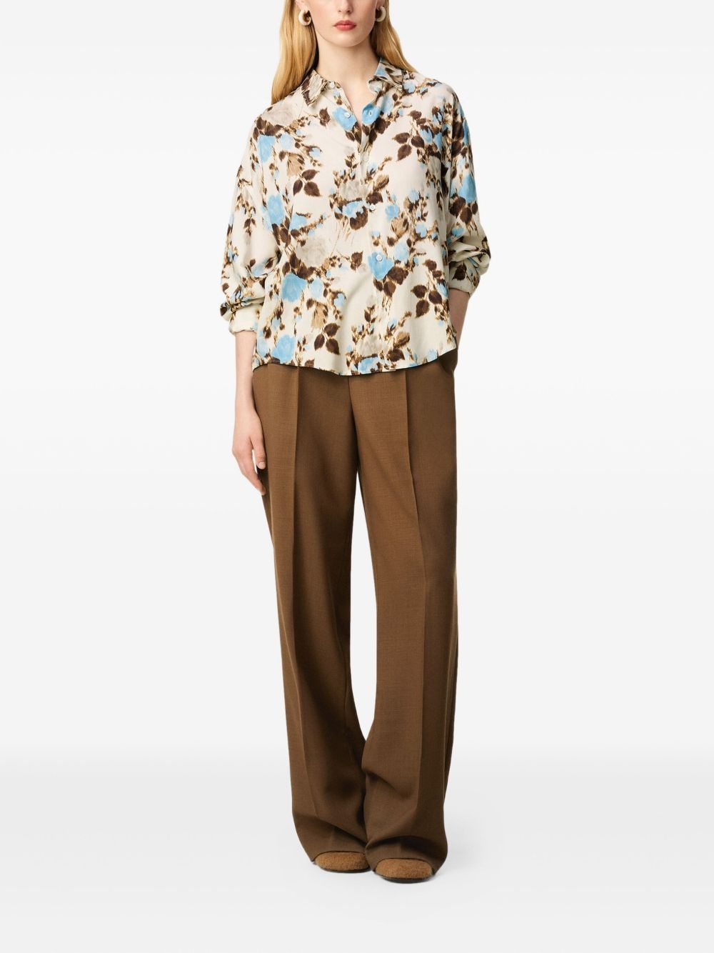 floral-print shirt - 3