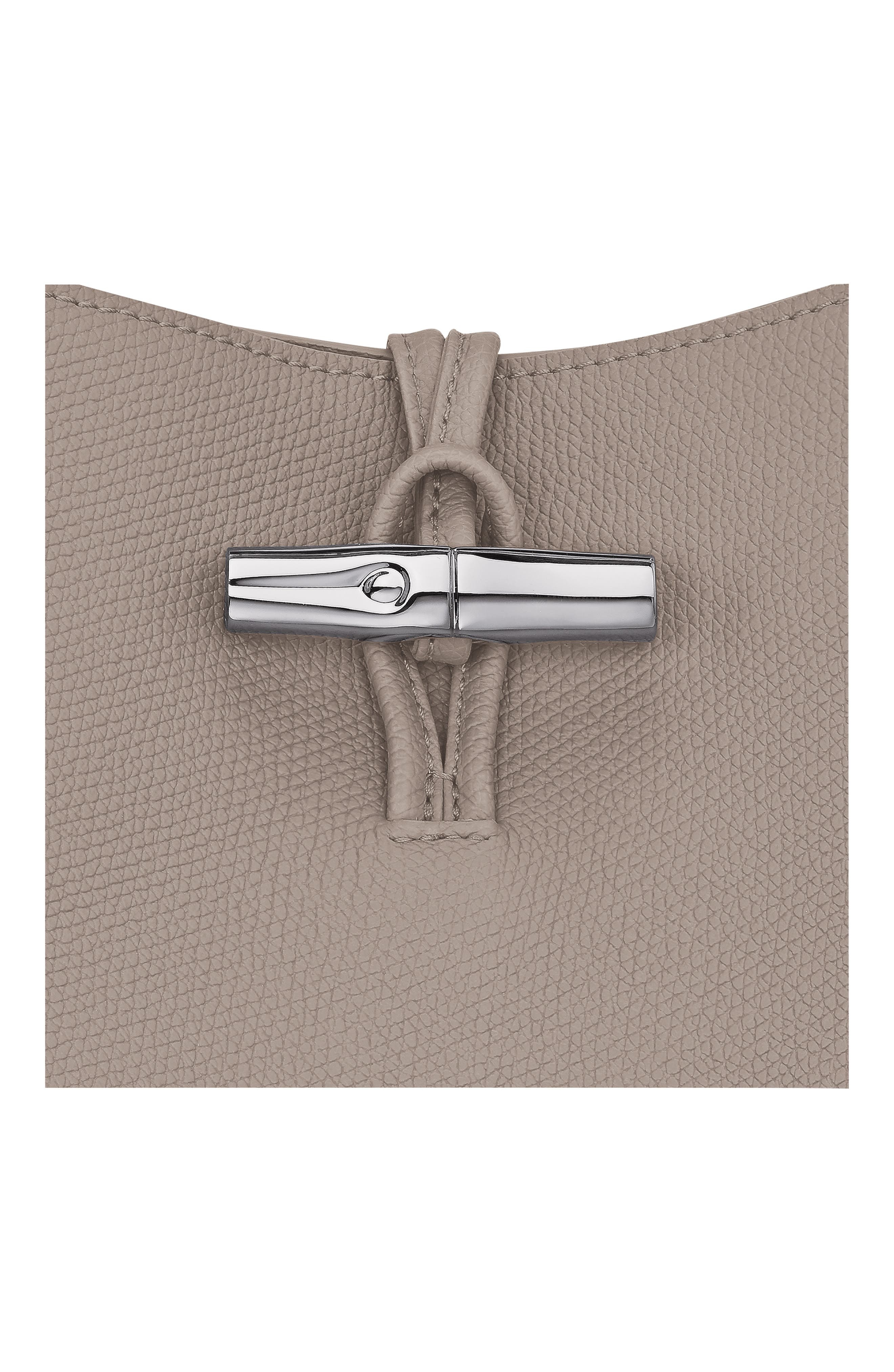 Longchamp Medium Le Roseau Leather Hobo Bag in Clay at Nordstrom - 6