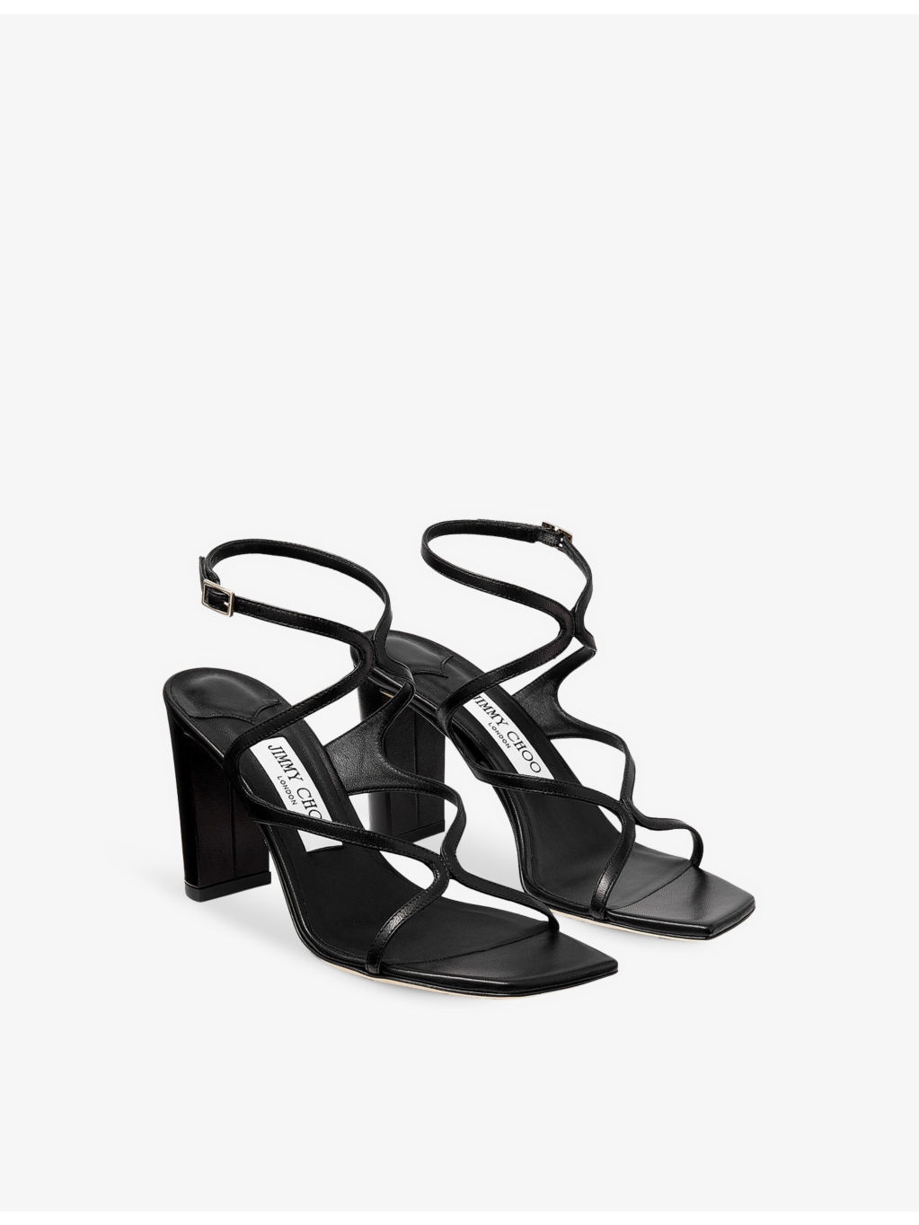 Azie 85 leather heeled sandals - 3