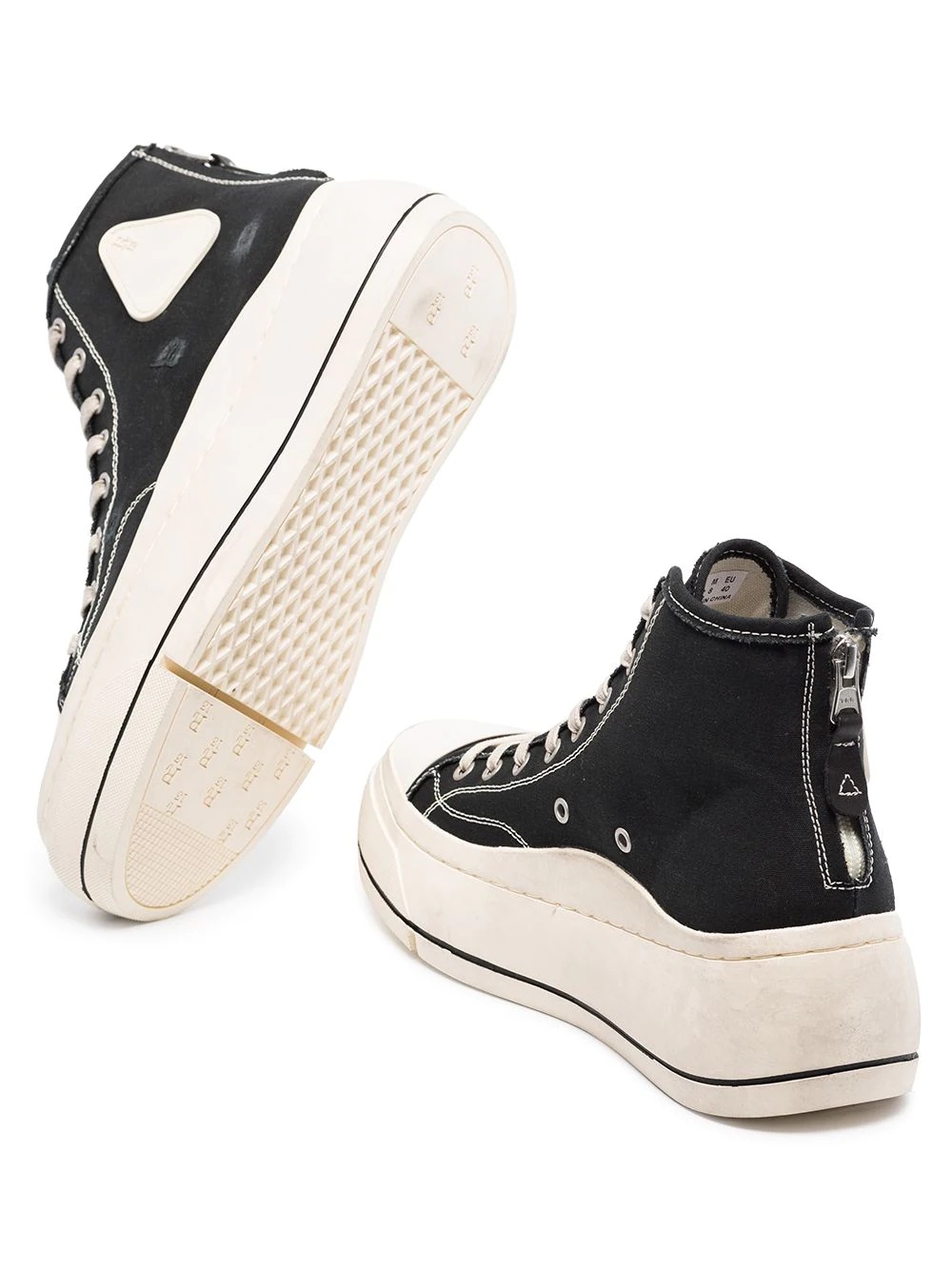 flatform high-top sneakers - 2