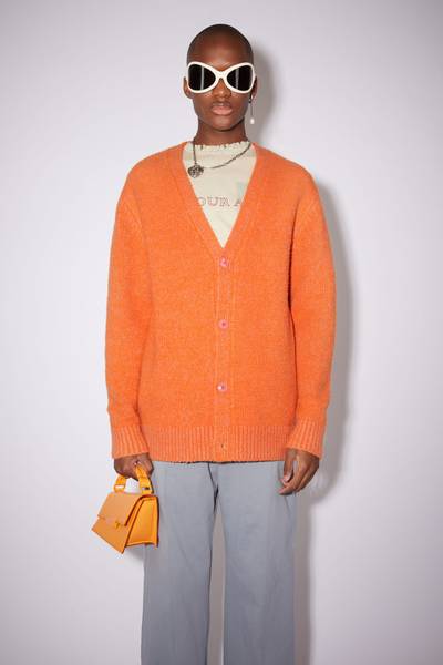 Acne Studios Cardigan sweater - Coral red outlook