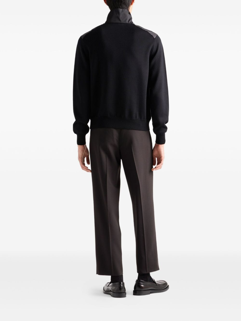 superfine wool half-zipper sweater - 3
